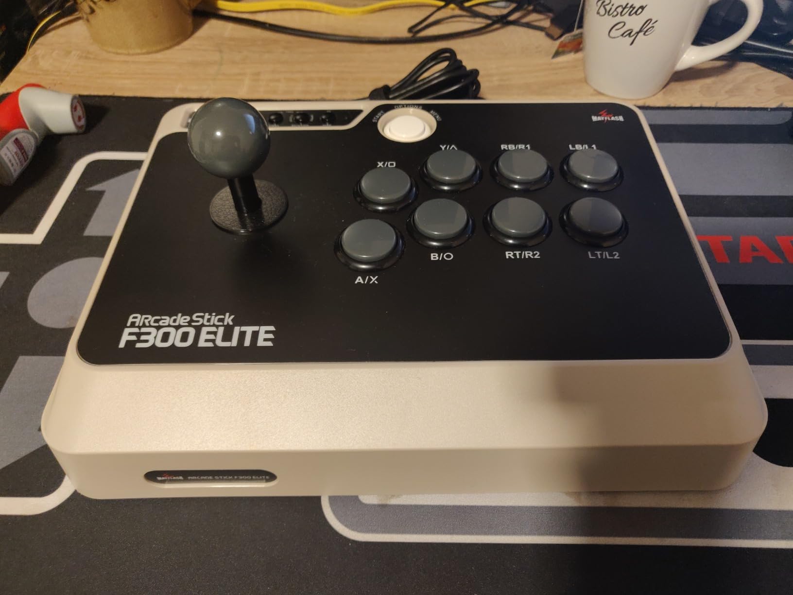 MAYFLASH Arcade Stick F300 Elite with Sanwa Buttons and Sanwa Joysticks for Switch/Switch 2, Xbox Series S/X, Xbox One, PS4, PS3, Windows, macOS, Steam Deck, Android and more customer photo 1