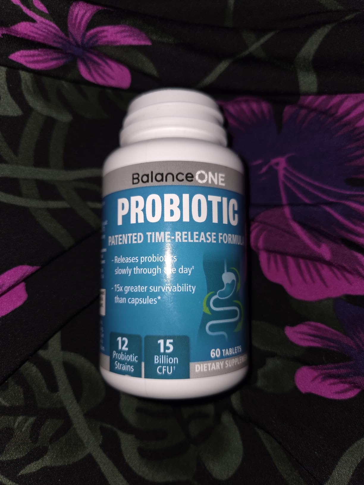 Balance ONE Probiotic for Women & Men, 15 Billion CFU, 12 Strains, 60 Count | Time Release Tablets, Gut Health, Digestive Health, Gas & Bloating Support, 60-Day Supply, 15x More Survival Than Capsules customer photo 2