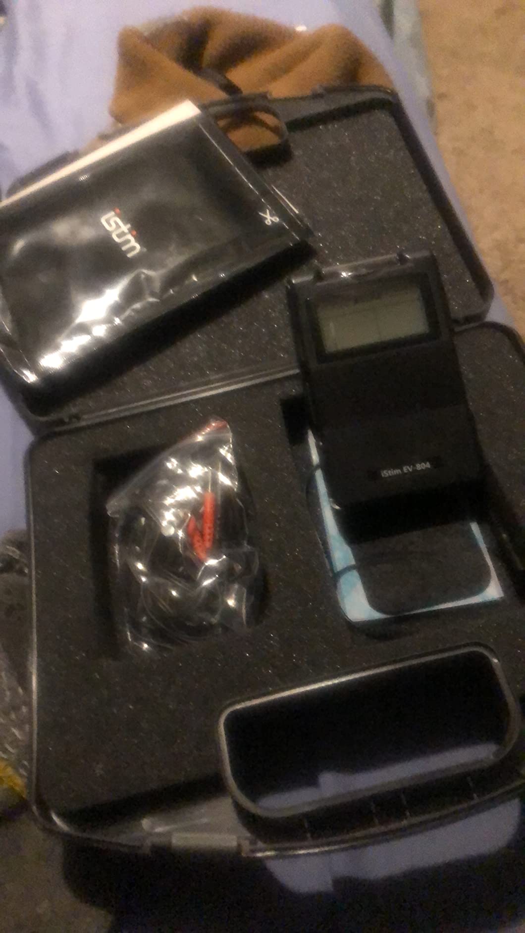 iSTIM EV-804 TENS/EMS 2 Channel Rechargeable Combo Machine Unit - Muscle Stimulator + Back Pain Relief and Management- 7 modes/24 Programs/Backlit (Including Electrodes Pads) customer photo 2