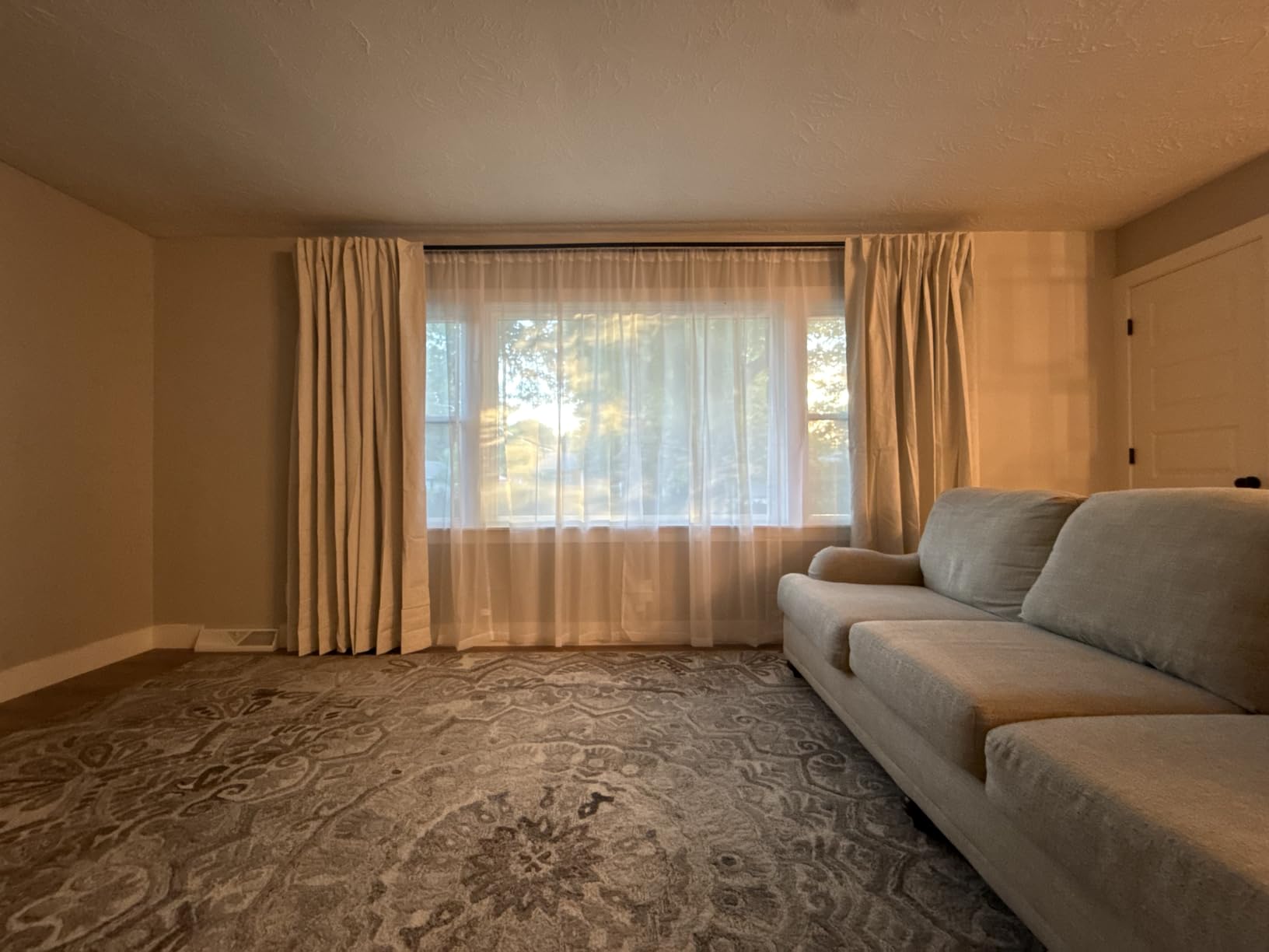 MIULEE 2 Panels White Sheer Curtains for Living Room 54 X 84 Inches | Window, Solid Color, Elegant Window Voile Panels, Bedroom, Living Room, Drapes, Treatment customer photo 1