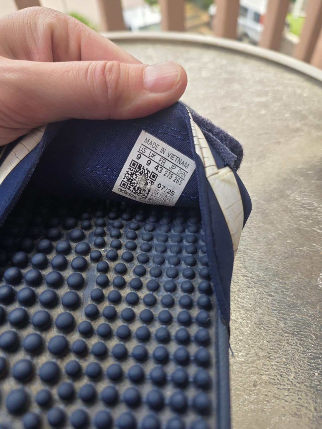 adidas Men's Adissage Slide Sandals | Casual Sandals customer photo 2