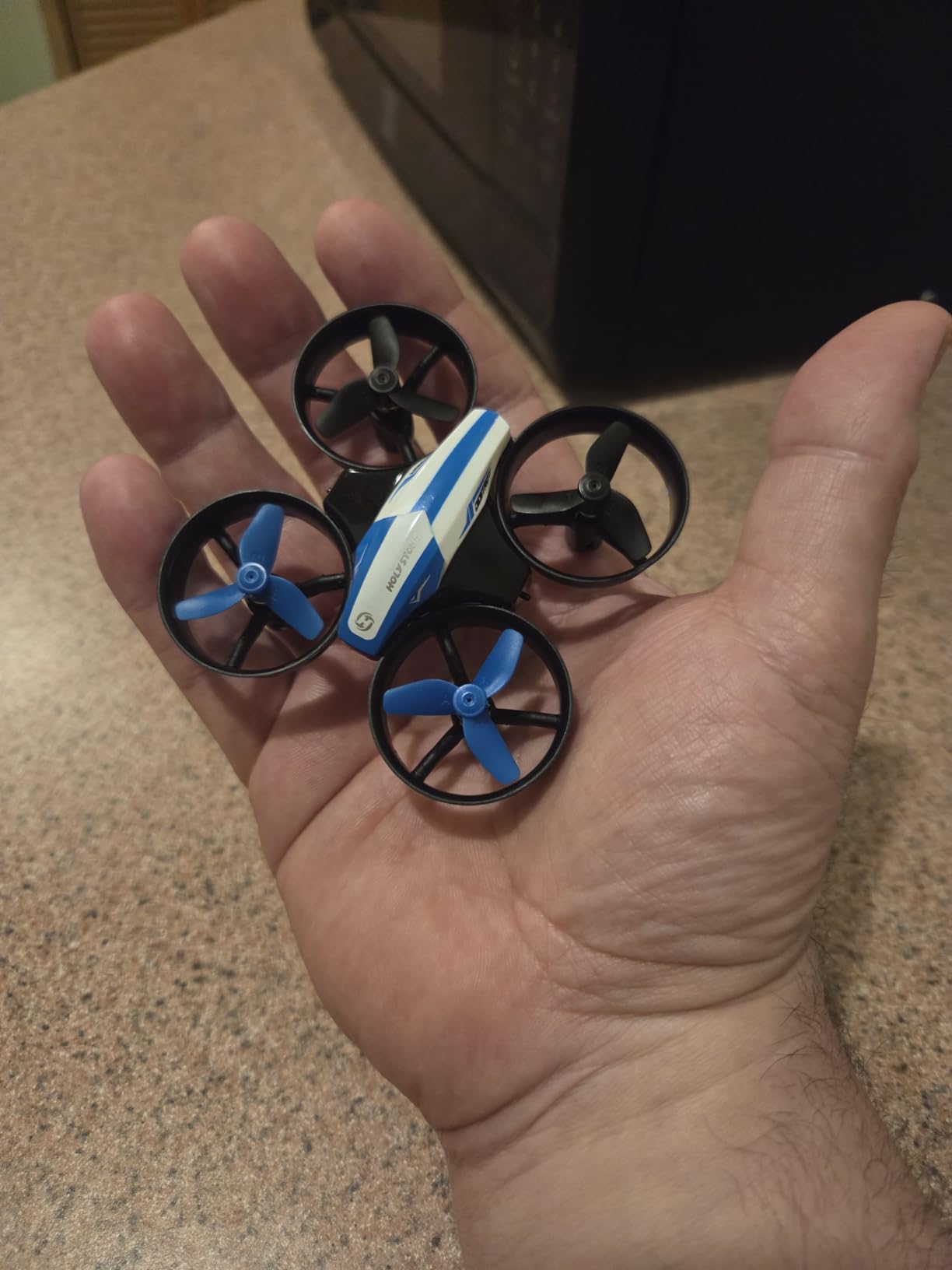 Holy Stone Mini Drone for Kids and Beginners RC Nano Quadcopter Indoor Small Helicopter Plane with Auto Hovering, 3D Flips, Headless Mode and 3 Batteries, Great Gift Toy for Boys and Girls, HS210 Red customer photo 1