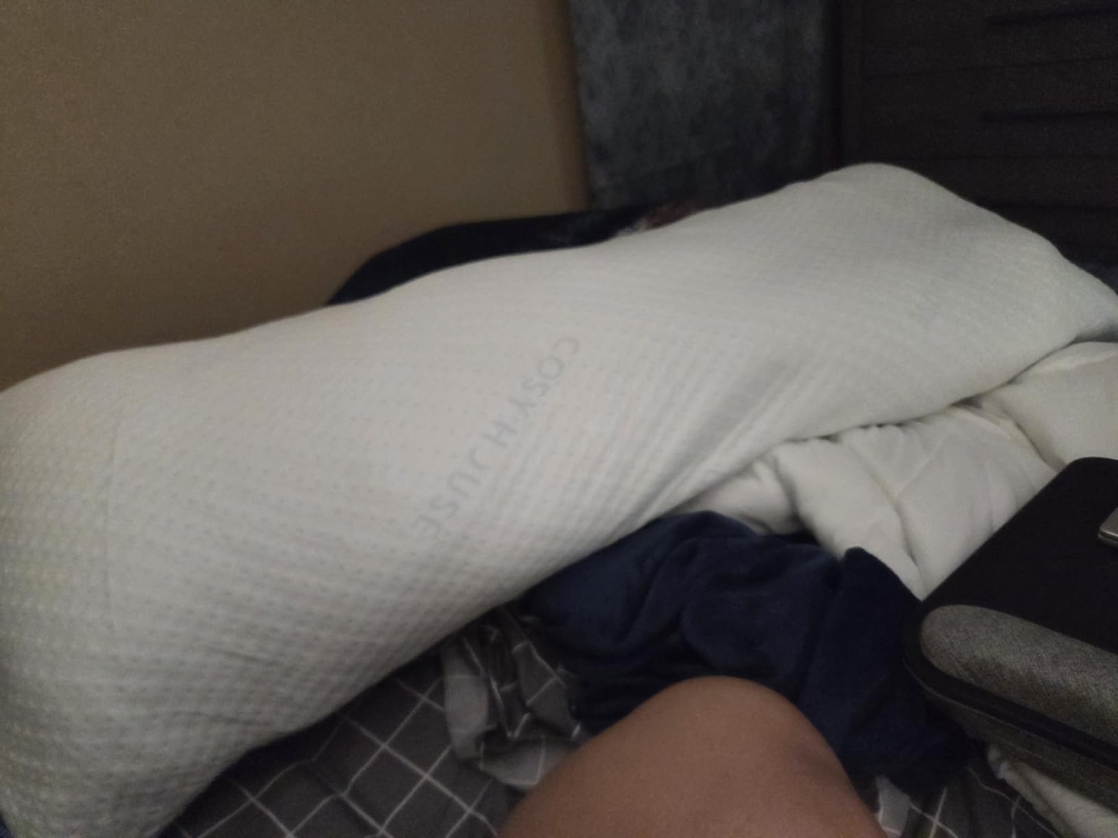 Luxury Rayon Derived from Bamboo Memory Foam Pillow | Adjustable & Removable Fill - Cool & Breathable Cover with Zipper for Side, Back, & Stomach Sleepers (Queen) customer photo 2