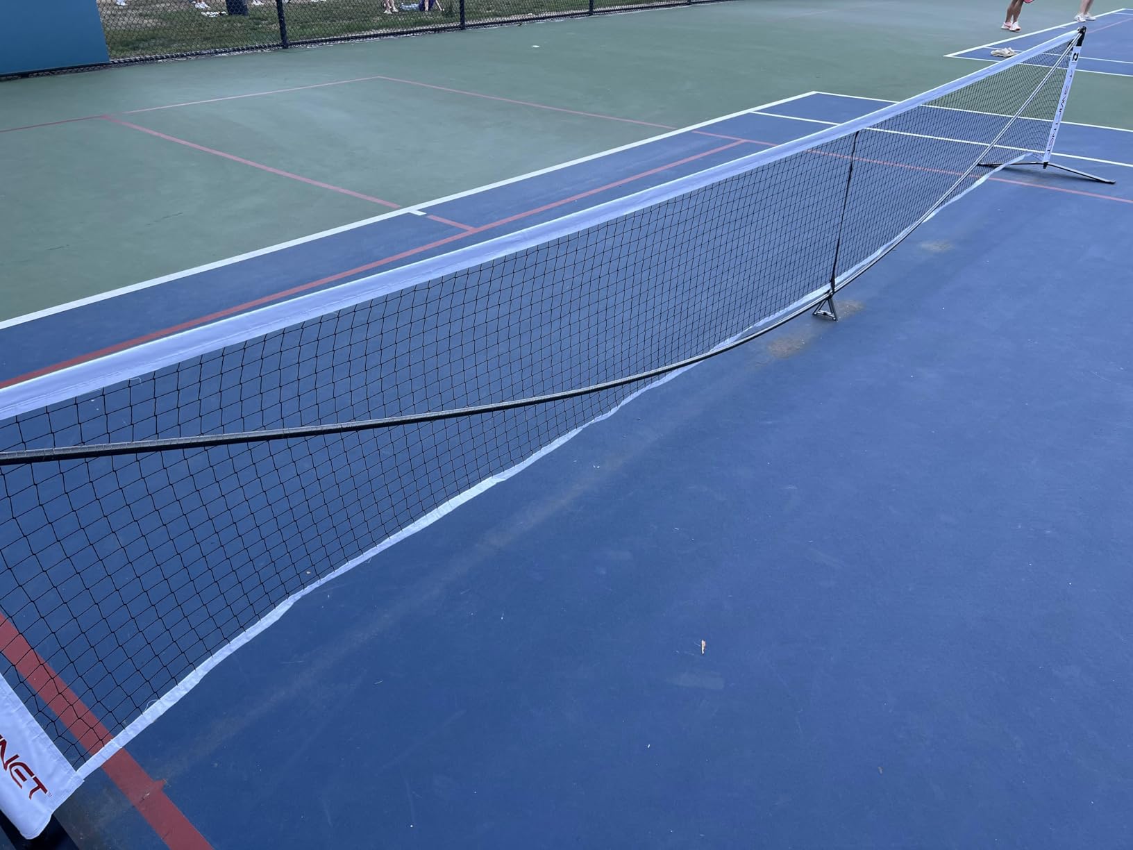 Pickle-Ball SwiftNet 2.1 Portable Pickleball Net System, Lightweight carbon-fiber frame with high-tension center support customer photo 1