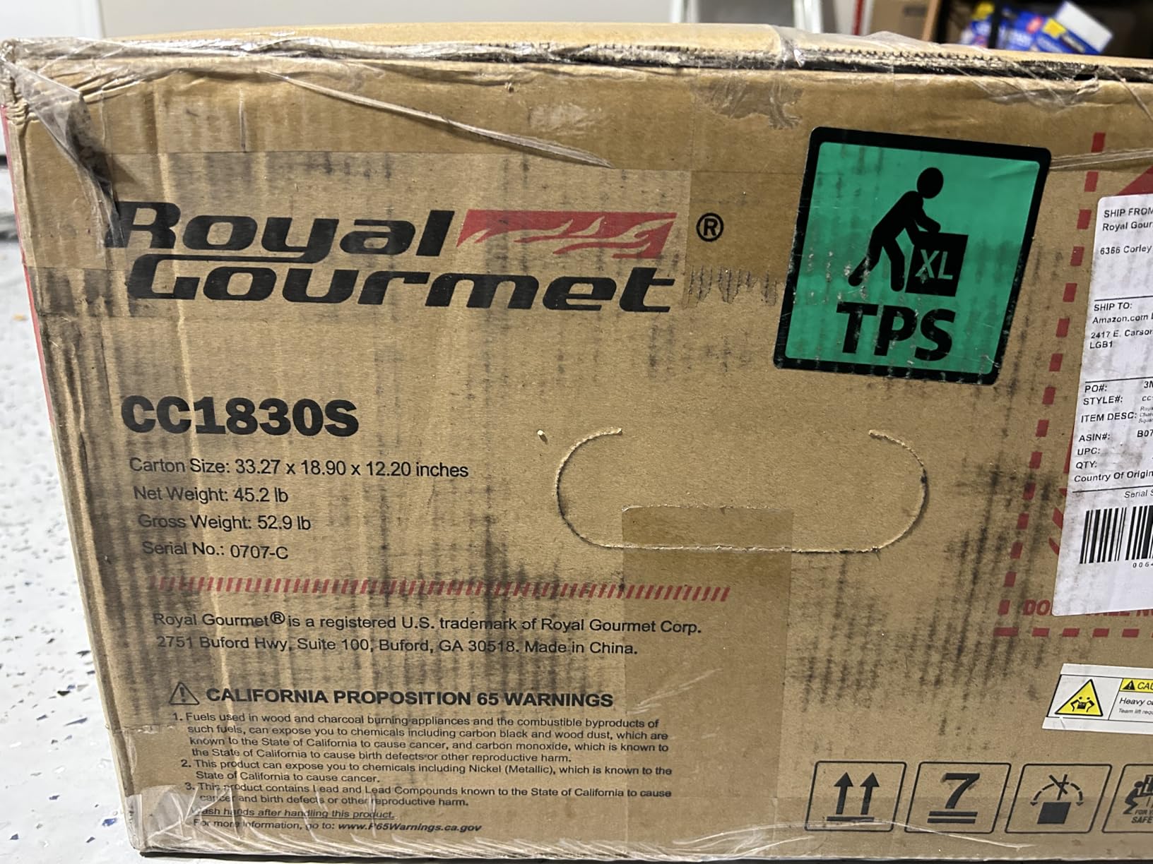Royal Gourmet CC1830S BBQ Charcoal Grill and Offset Smoker customer photo 2