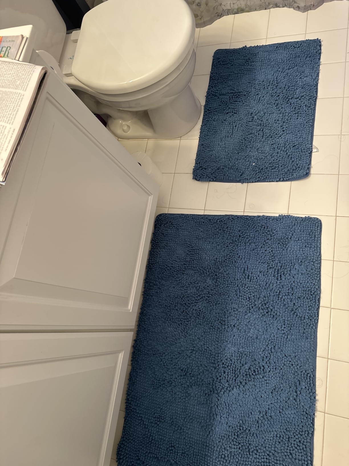GORILLA GRIP Bath Rug Mat for Bathroom, Absorbent Chenille, 24x17 Gray | Soft Thick Quick Dry Microfiber Mats, Rubber Backing, Machine Washable Tub and Shower Floor Rugs, Home Decor Essentials customer photo 1