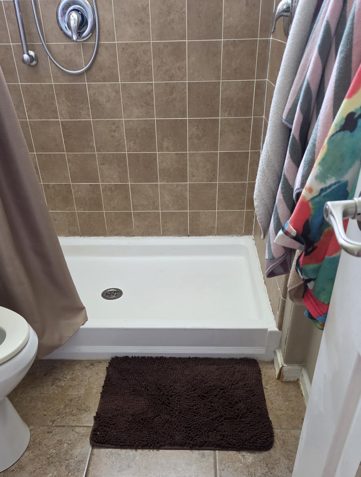 GORILLA GRIP Bath Rug Mat for Bathroom, Absorbent Chenille, 24x17 Gray | Soft Thick Quick Dry Microfiber Mats, Rubber Backing, Machine Washable Tub and Shower Floor Rugs, Home Decor Essentials customer photo 2