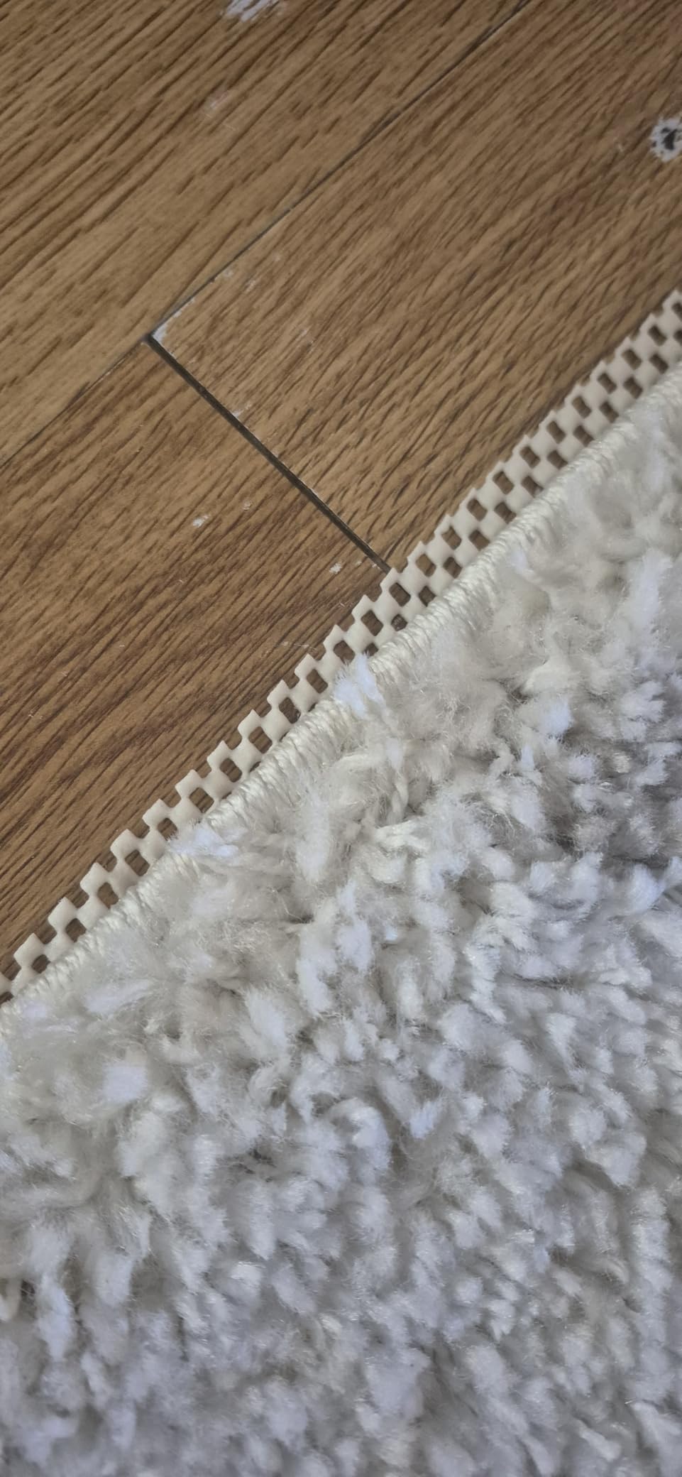 Veken Non Slip Rug Pad Gripper 8 x 10 Feet Extra Thick Pads for Any Hard Surface Floors, Keep Your Rugs Safe and in Place, Under Carpet Mat, with More Than 99 Pieces Anti-Slip Solid Square Pattern customer photo 2