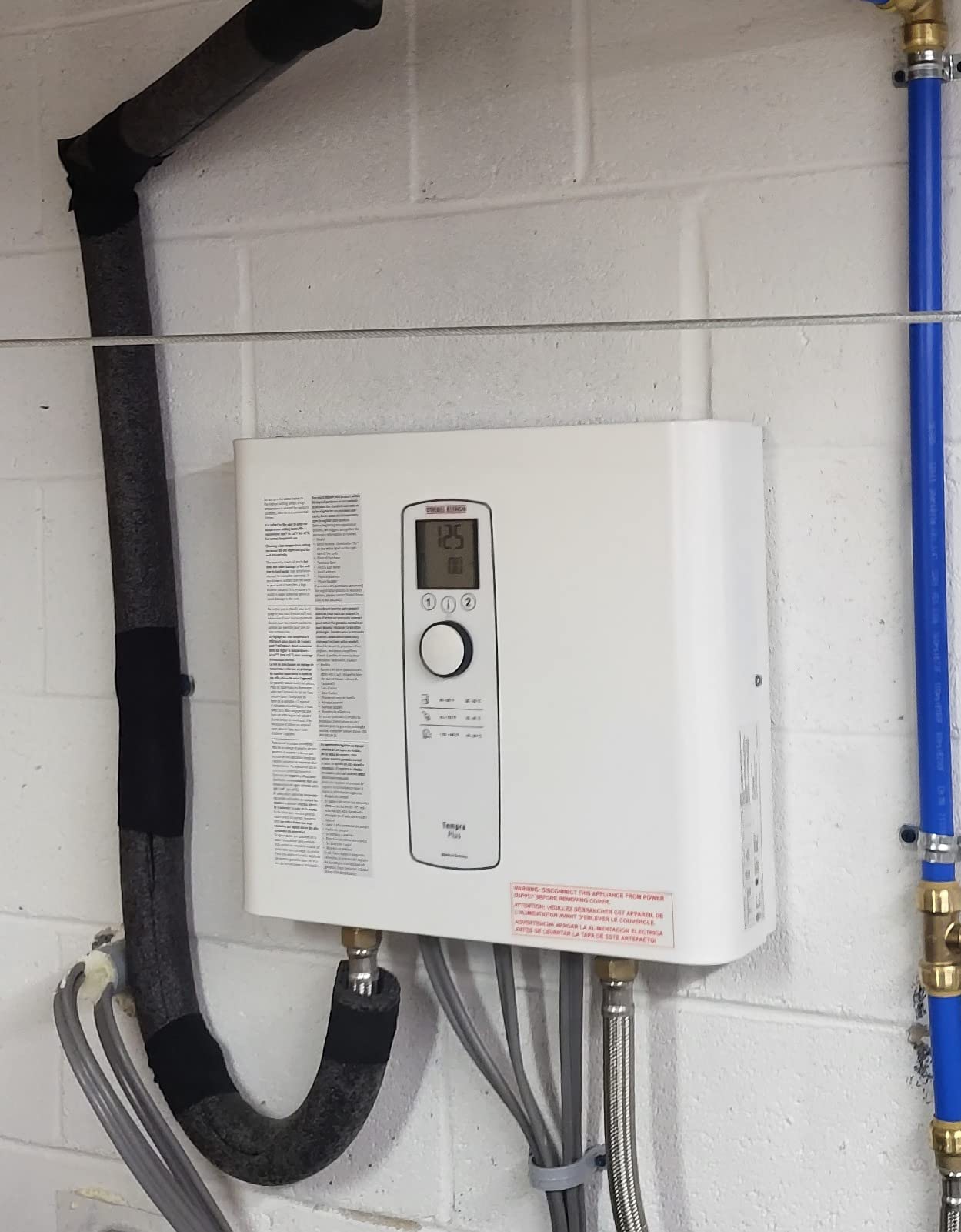 Stiebel Eltron Tankless Water Heater - Tempra 29 Plus - Electric, 28.8kW, On Demand Hot Water, Eco, White, Made in Germany customer photo 1
