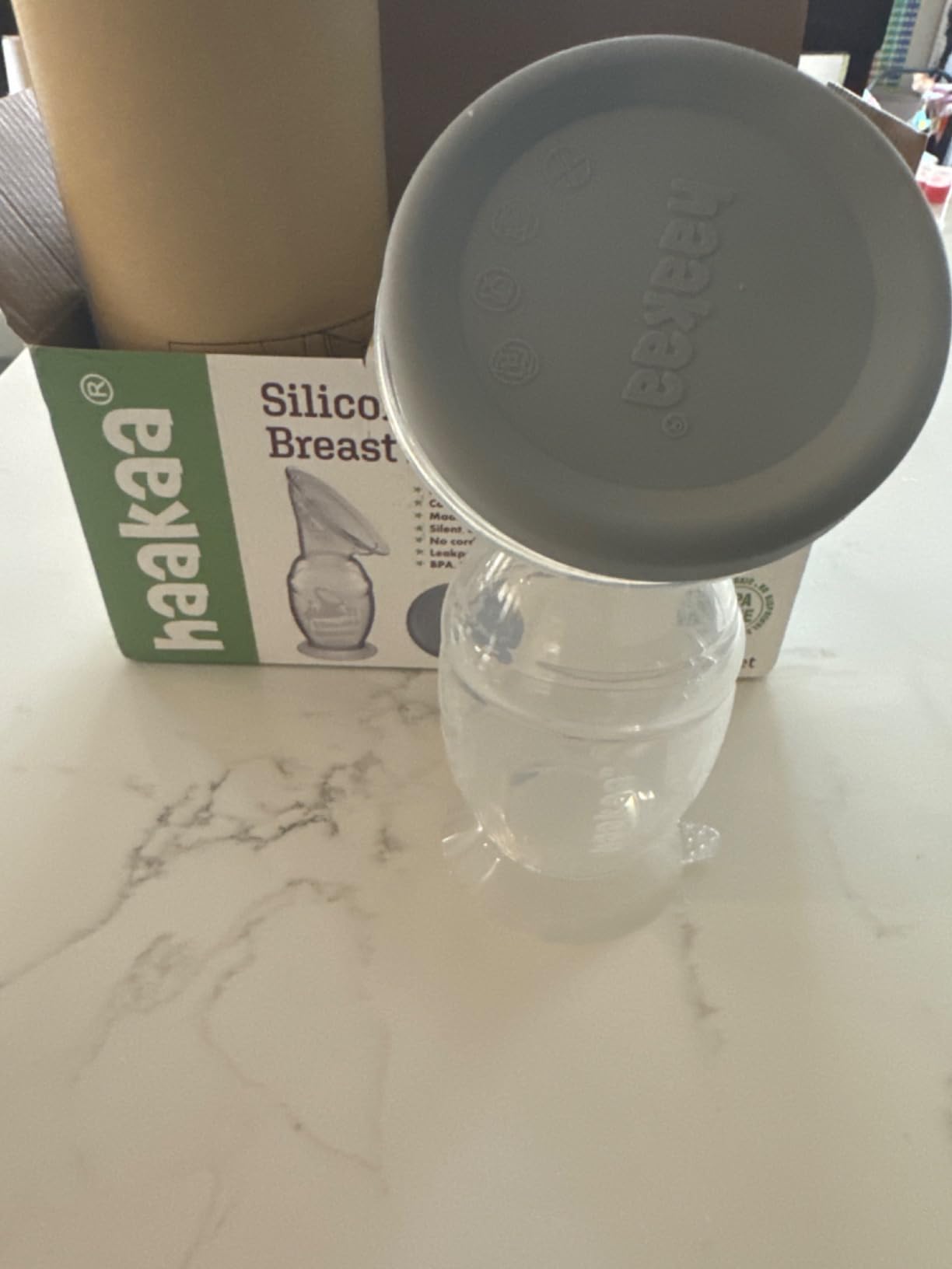 Haakaa Gen.2 Silicone Breast Pump with Suction Base and Leak-Proof Silicone Cap 4oz/100ml customer photo 1