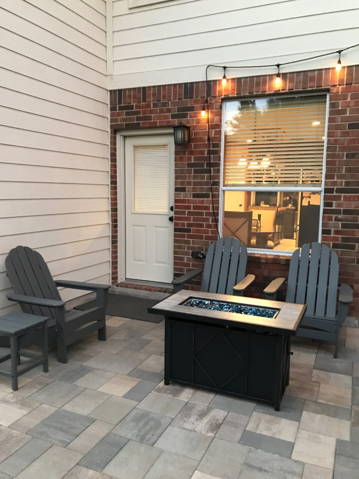 42 inch Propane Fire Pit Patio Outdoor Fire Pit Table Large Rectangular customer photo 1