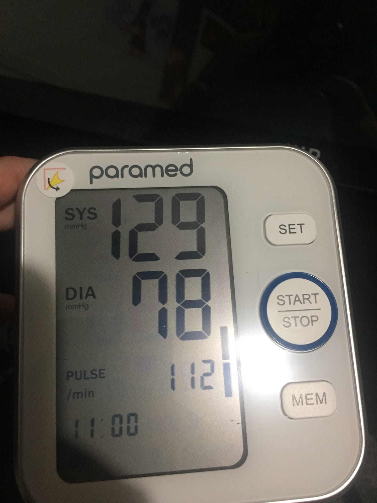 Paramed Blood Pressure Monitor - Bp Machine - Automatic Upper Arm Blood Pressure Cuff 8.7-16.5 inches - Large LCD Display 120 Sets Memory - Device Bag & Batteries Included customer photo 1