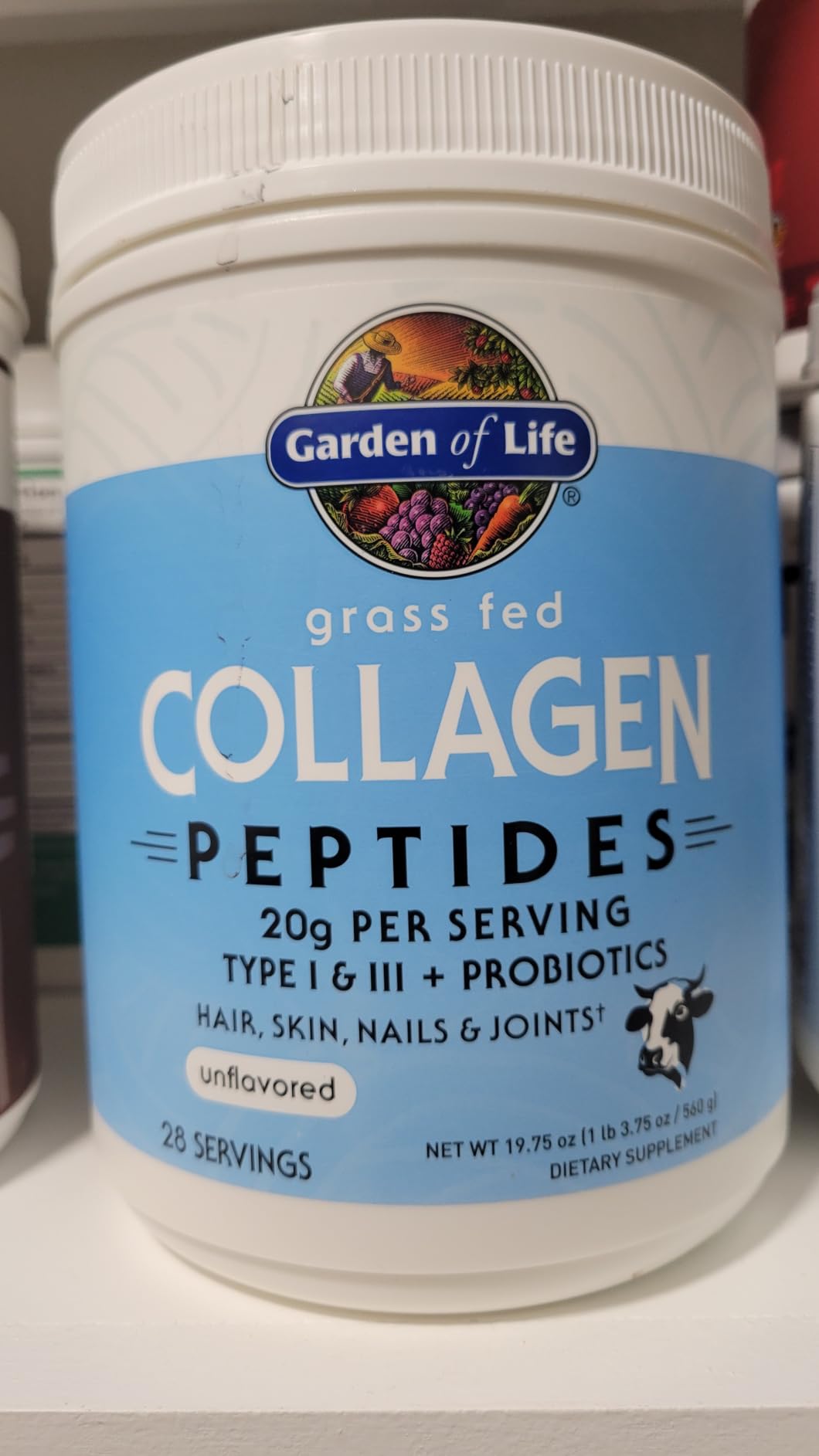 Garden of Life Grass Fed Collagen Powder, Unflavored, 28 Servings | For Hair Skin Nails Joints, Hydrolyzed Collagen Protein Supplements, Collagen for Women & Men, Peptides customer photo 2