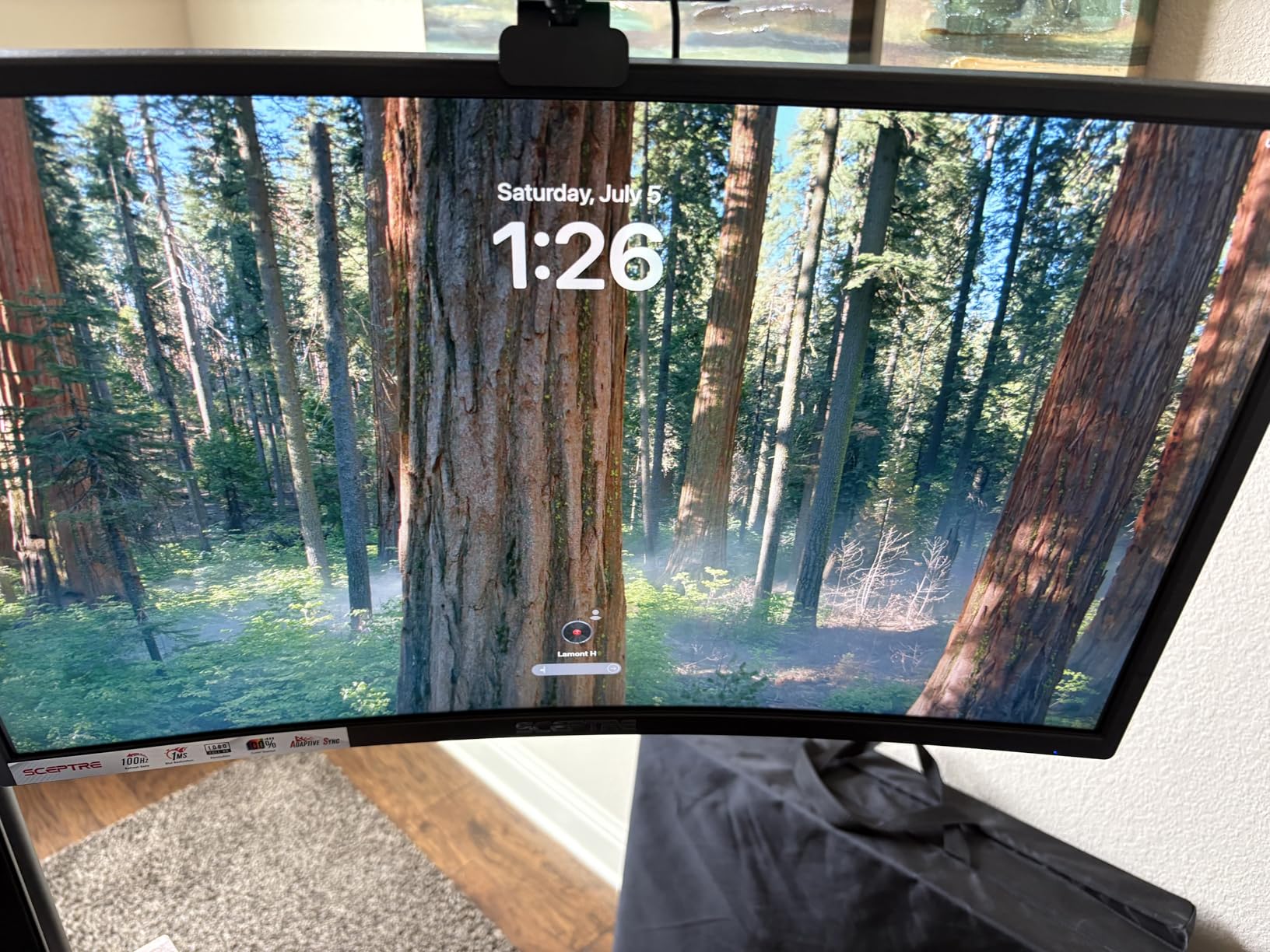 Sceptre Curved 24-inch Gaming Monitor 1080p R1500 98% sRGB HDMI x2 VGA Build-in Speakers, VESA Wall Mount Machine Black (C248W-1920RN Series) customer photo 2
