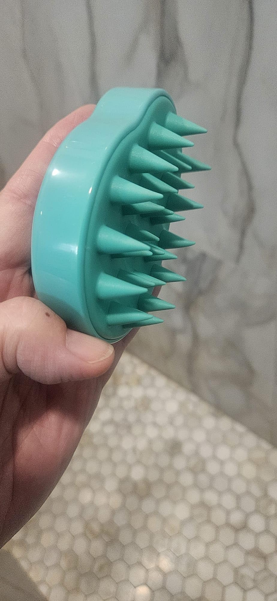 Maxsoft Hair Scalp Massager Shampoo Brush, Scalp Care Brush (Purple) customer photo 2