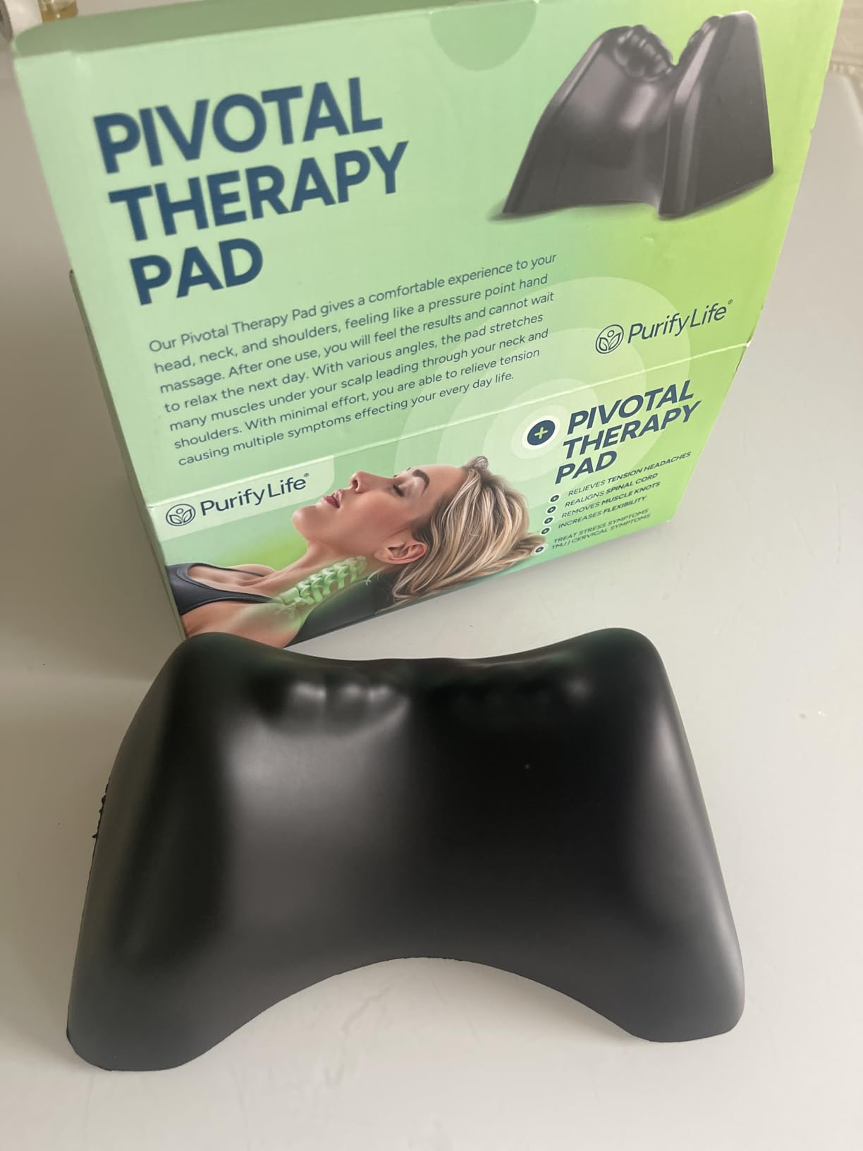 Occipital Release Tool for Pivotal Therapy & TMJ, Cervical Traction Device | Neck Traction Device for Neck, Shoulder & Back Pain Relief, Eases Headache Tension & Muscle Tightness, At-Home Stretch customer photo 1