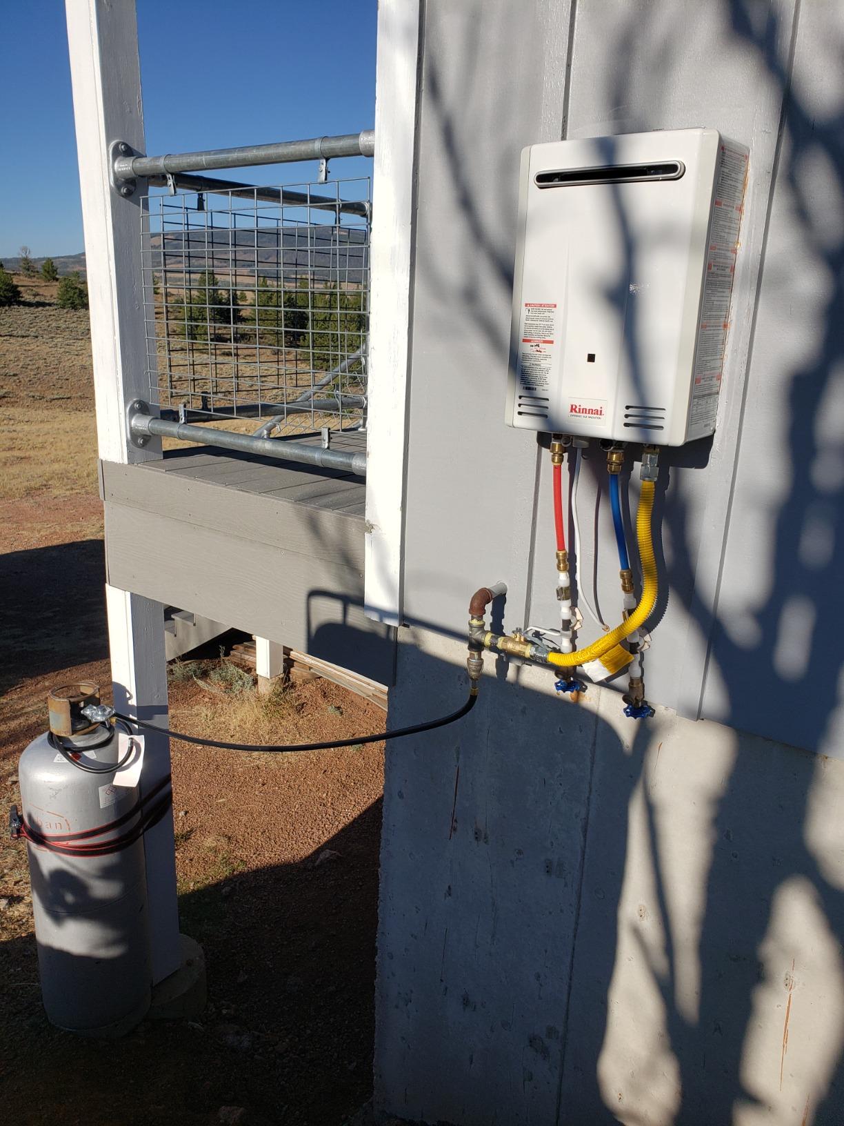 Rinnai V53DeP Propane Tankless Water Heater, 5.3 GPM, Outdoor Installation customer photo 1