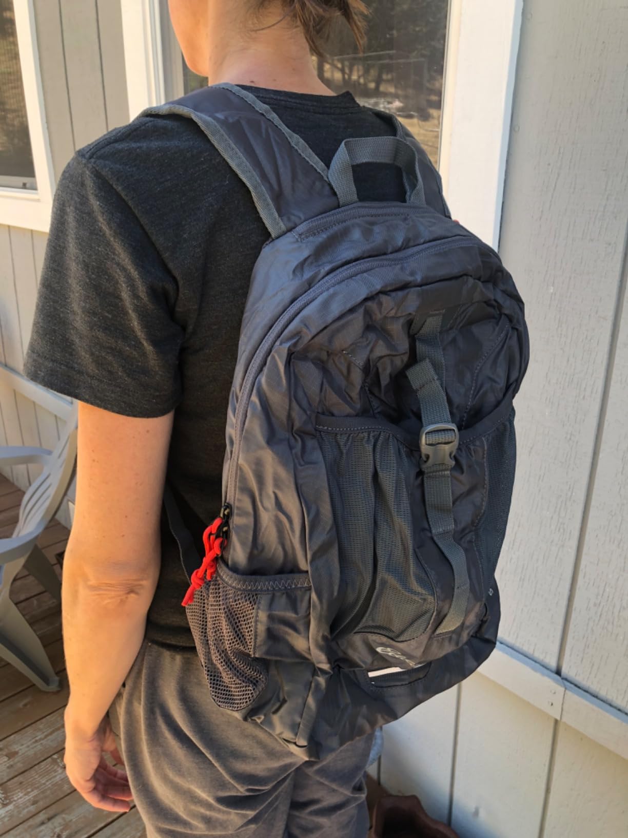 Eddie Bauer Stowaway Packable Backpack - Maroon, 20L | Lightweight Durable Ripstop Polyester, Folds Down for Storage, Packable Daypack for Travel and Hiking customer photo 1