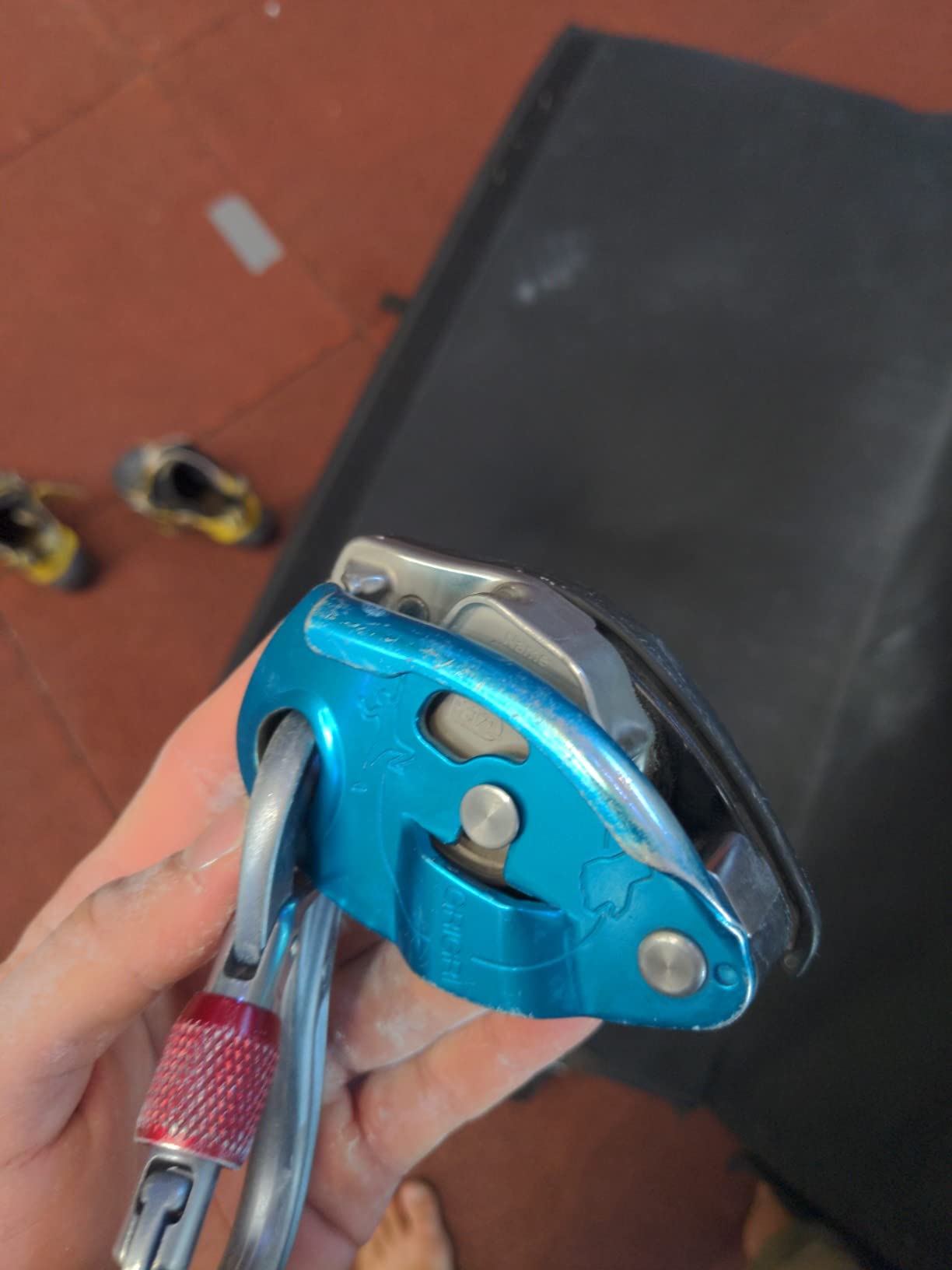 PETZL GRIGRI Rock Climbing Belay Device | With Cam-Assisted Blocking for Sport, Trad, & Top-Rope Climbing customer photo 1