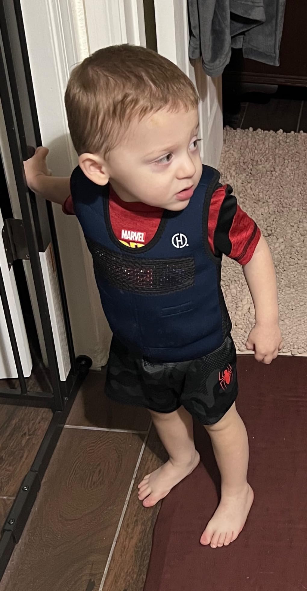 Harkla Weighted Vest for Kids - Neoprene Compression Vest - Ages 5 to 9 - Adjustable Kids Weighted Vest with 2lb Weight customer photo 2