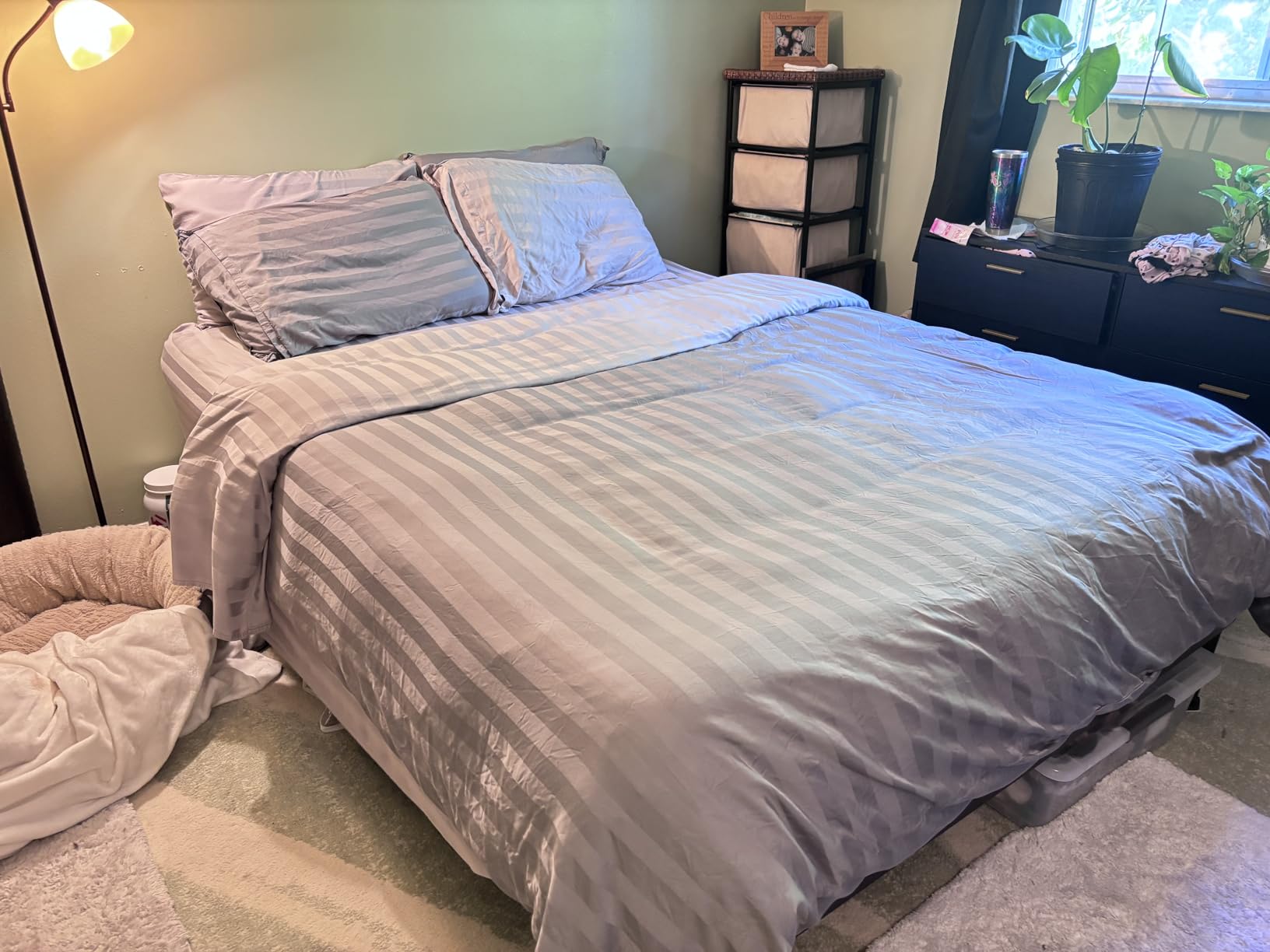 Queen Duvet Cover by Pure Bamboo, 3 Piece Set, Genuine 100% Organic Viscose Derived from Bamboo, Luxuriously Soft and Cooling, 2 Pillowcases (Queen, Ivory) customer photo 2