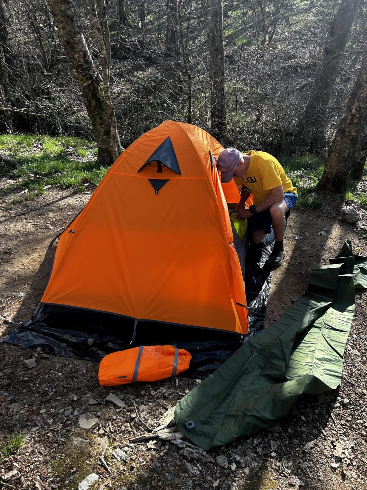 BISINNA 2/4 Person Camping Tent Lightweight Waterproof Backpacking Tent | Easy Setup Windproof Two Doors Double Layer with Rainfly Aluminum Pole Compact Outdoor Tent for Family Camping Hunting Hiking customer photo 2