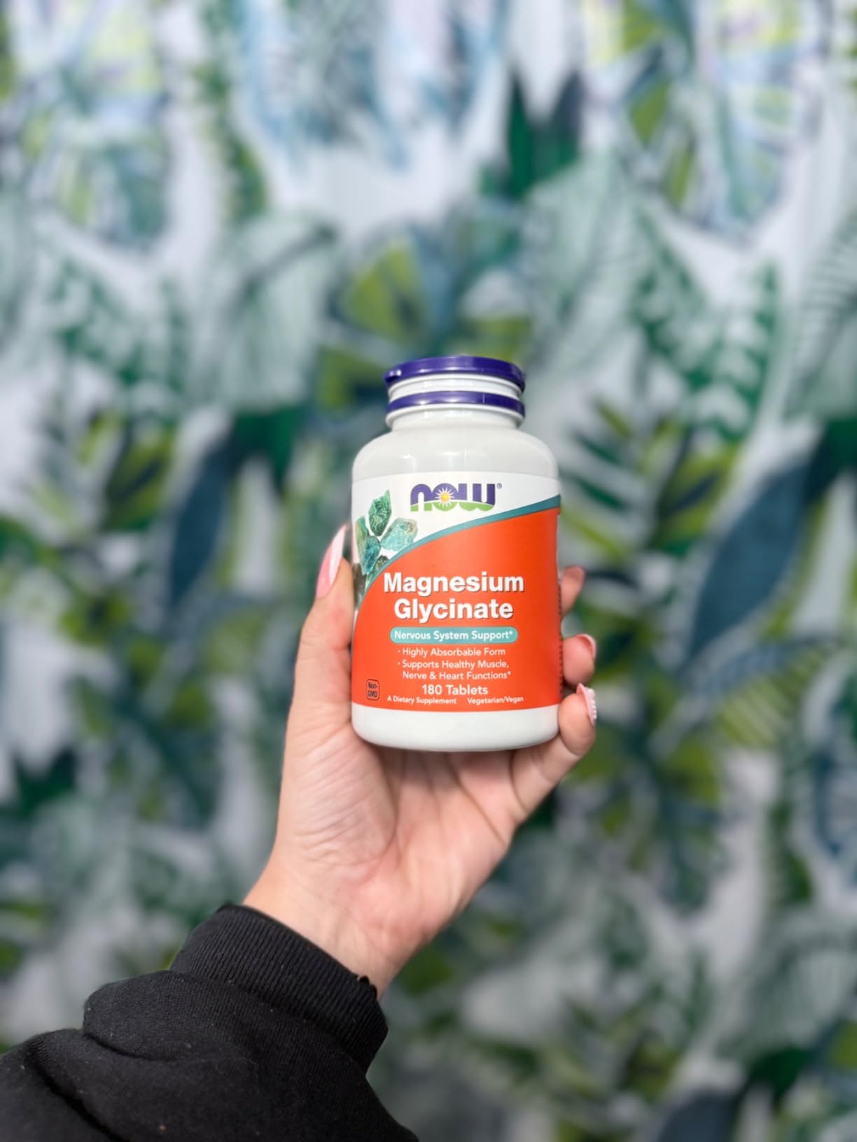 NOW Foods Supplements, Magnesium Glycinate 100 mg, Highly Absorbable Form, 180 Tablets customer photo 1