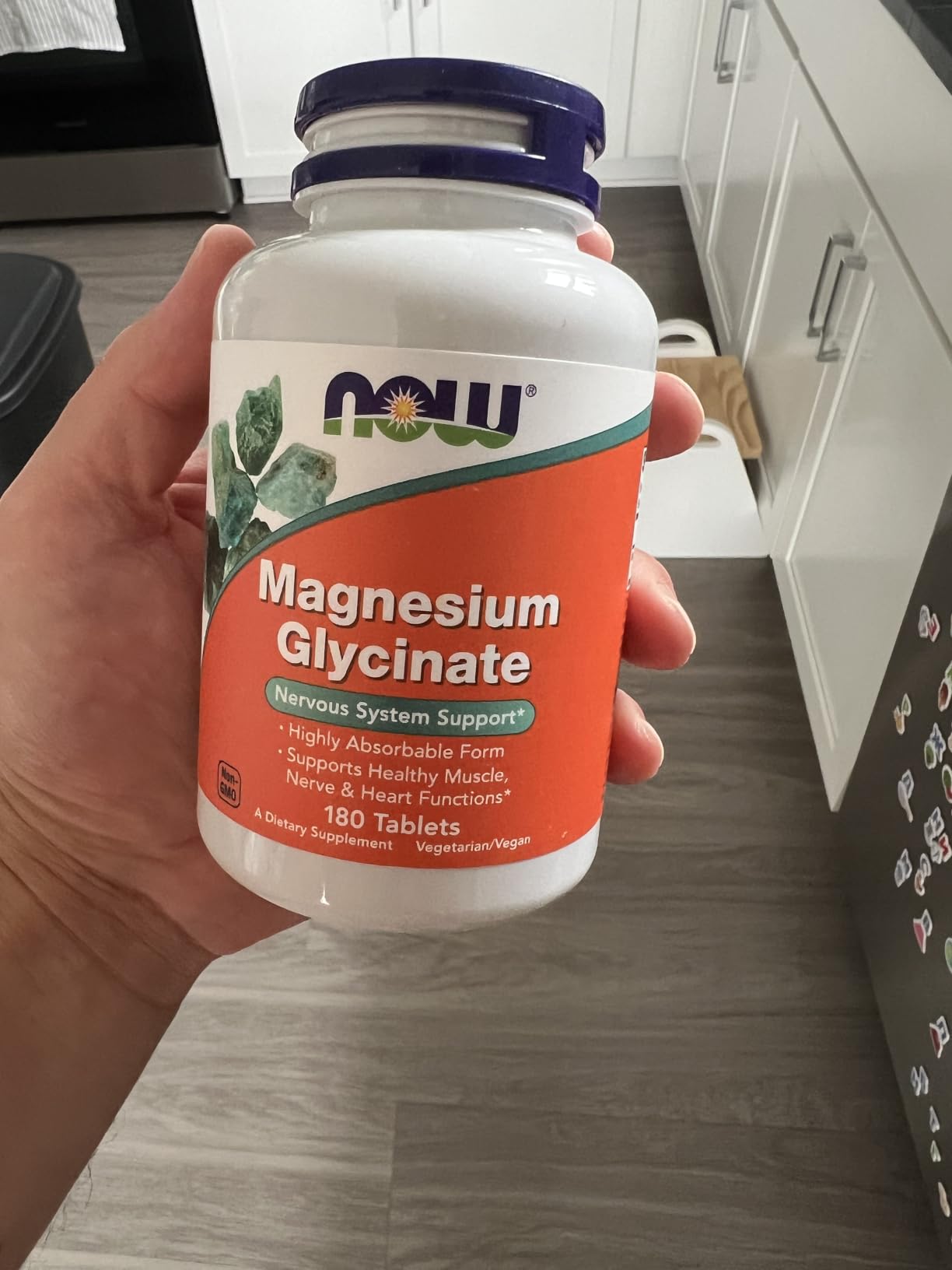 NOW Foods Supplements, Magnesium Glycinate 100 mg, Highly Absorbable Form, 180 Tablets customer photo 2