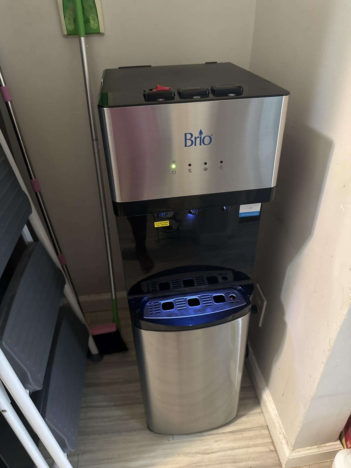 Brio Self Cleaning Bottom Loading Water Cooler Water Dispenser - Limited Edition - 3 Temperature Settings - Hot, Cold & Cool Water customer photo 2