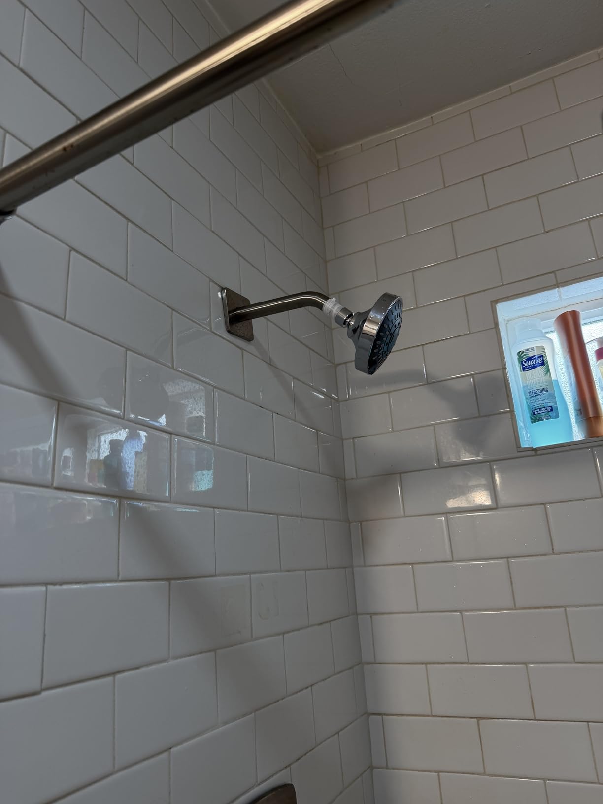 AISOSO High Pressure Rain Shower Head 5 Modes Showerhead 4.1 Inch Chrome | Low Water Pressure Compatible, Powerful Spray Fixed Showerhead for a Relaxing Indoor & Outdoor Shower customer photo 2