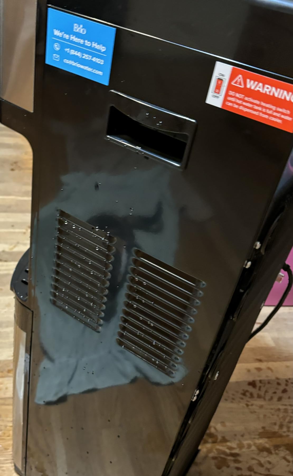 Brio Limited Edition Top Loading Water Cooler Dispenser - Hot & Cold Water, Child Safety Lock, Holds 3 or 5 Gallon Bottles - UL/Energy Star Approved customer photo 2