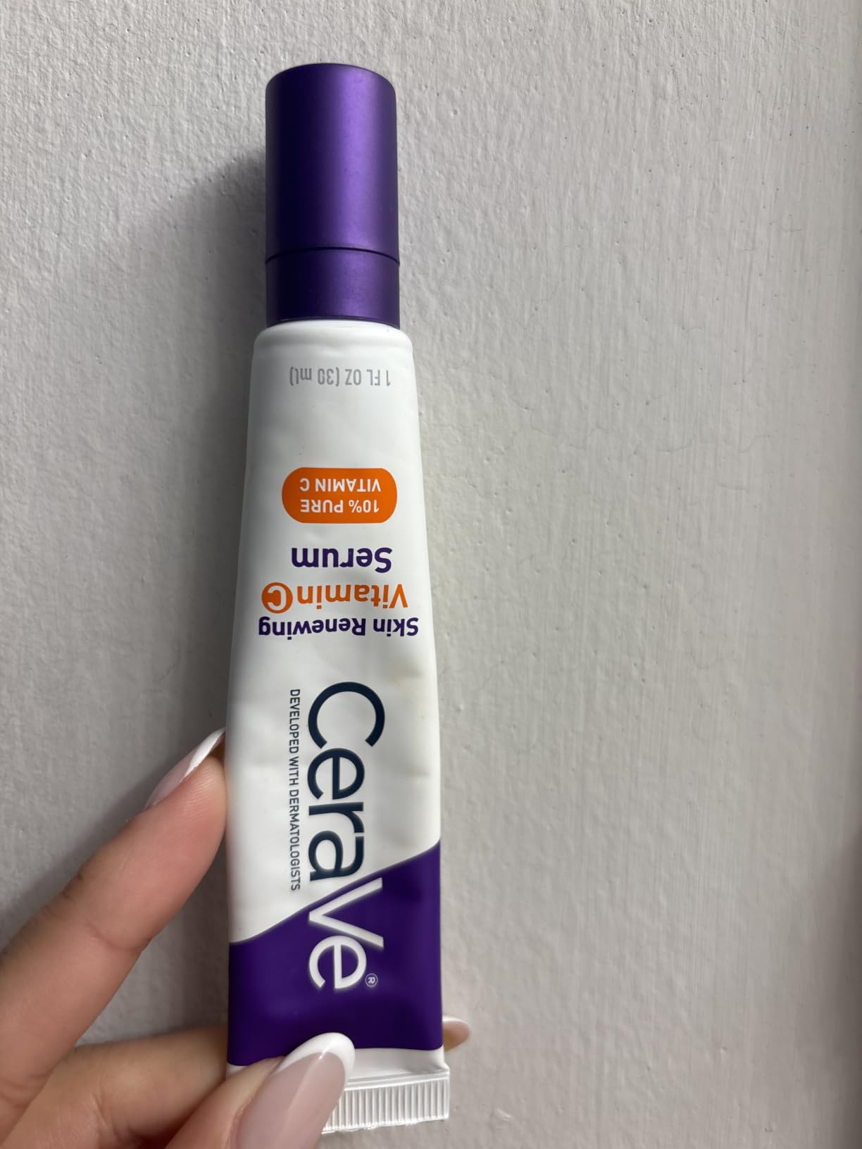 CeraVe Skin Brightening Vitamin C Serum for Face with Hyaluronic Acid, 1oz customer photo 1