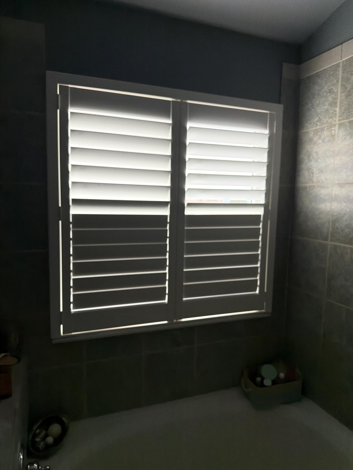 Suncraft Shutters -Plantation Shutters -Custom Made Window Blinds - No Front Tilt Rod - Easy DIY Installation - Interior Plantation Shutters -Privacy Blinds for Kitchen, Bath, Bedroom customer photo 2