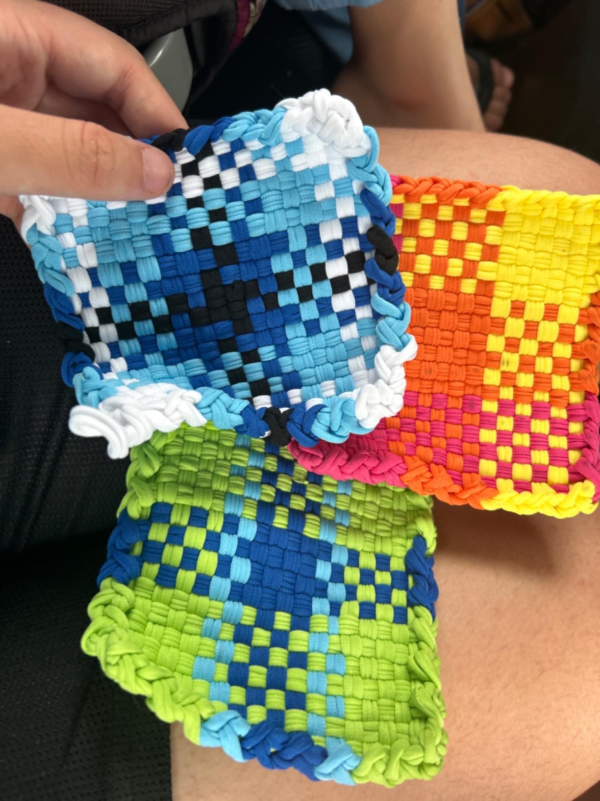 Made By Me Ultimate Weaving Loom, Includes 378 Craft Loops & 1 Weaving Loom with Tool, Makes 25 Projects, 9 Rainbow Colors of Weaving Loops, Hook & Loop Potholder Kit, DIY Weaving Kit customer photo 2