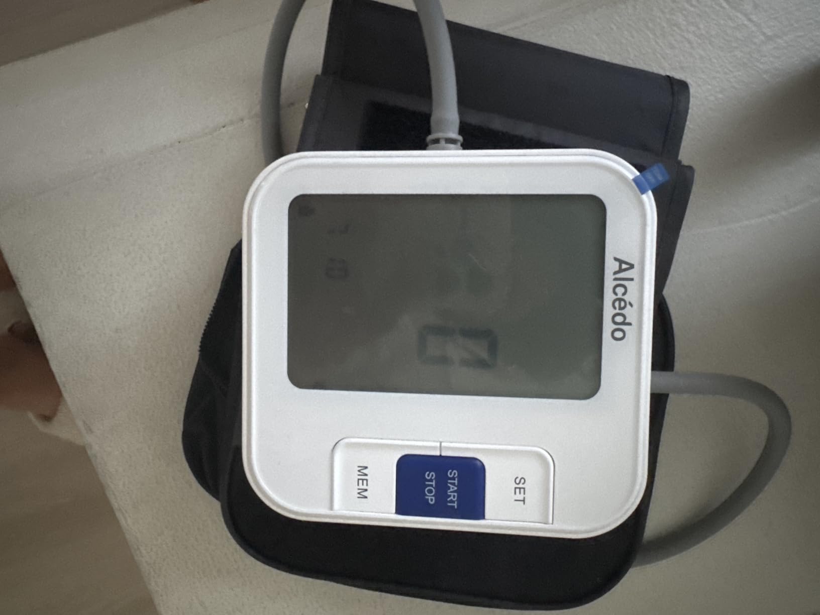 Alcedo Blood Pressure Monitor for Home Use, Upper Arm Cuff BP Machine | Large LCD Screen, Talking Function, 2x120 Memory, Large Cuff (8.7-16.5