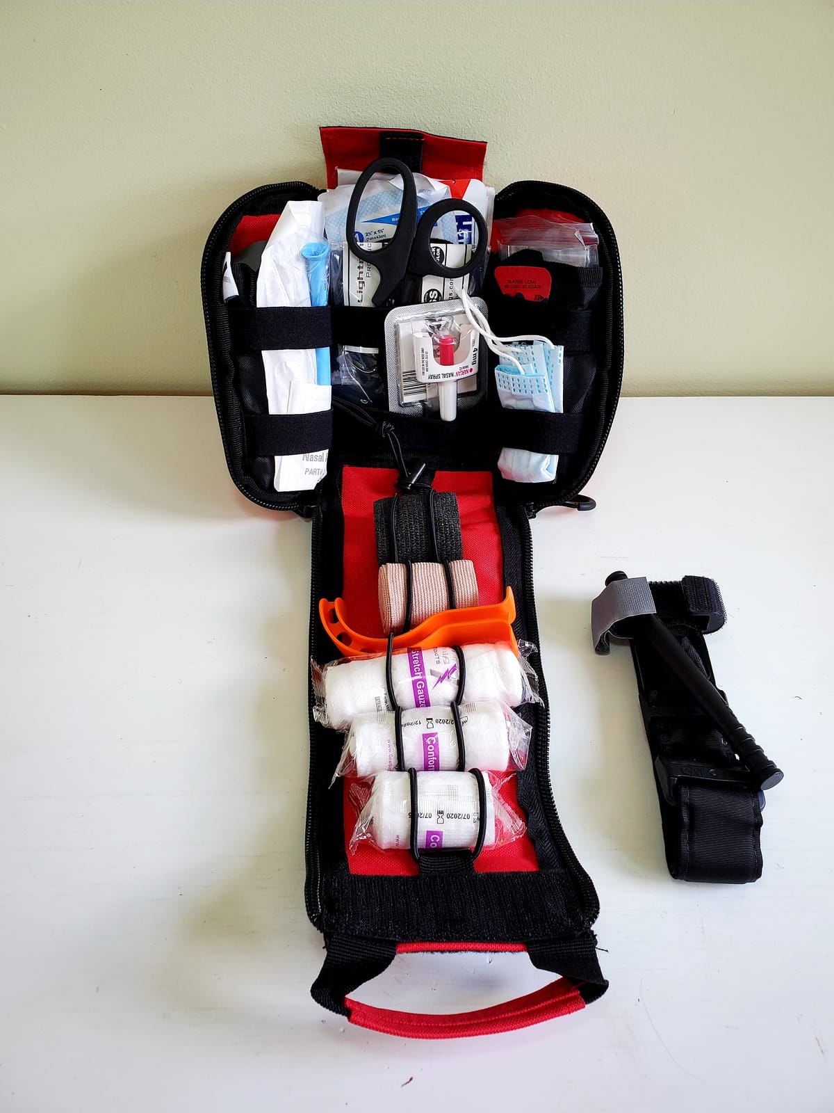 Lightning X Spread Eagle Complete Tactical Gunshot & Trauma IFAK Kit w/Laser Cut MOLLE (Red) customer photo 1