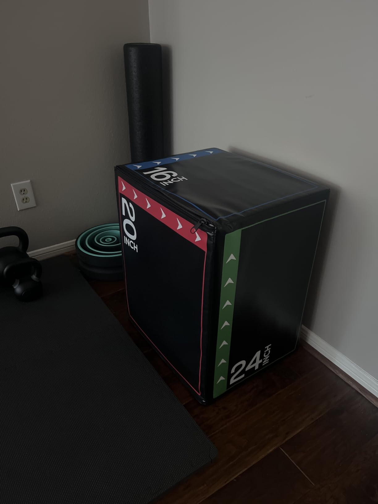 BalanceFrom 3-in-1 Foam Plyometric Jump Box for Home Gym with Multiple Height Options customer photo 1