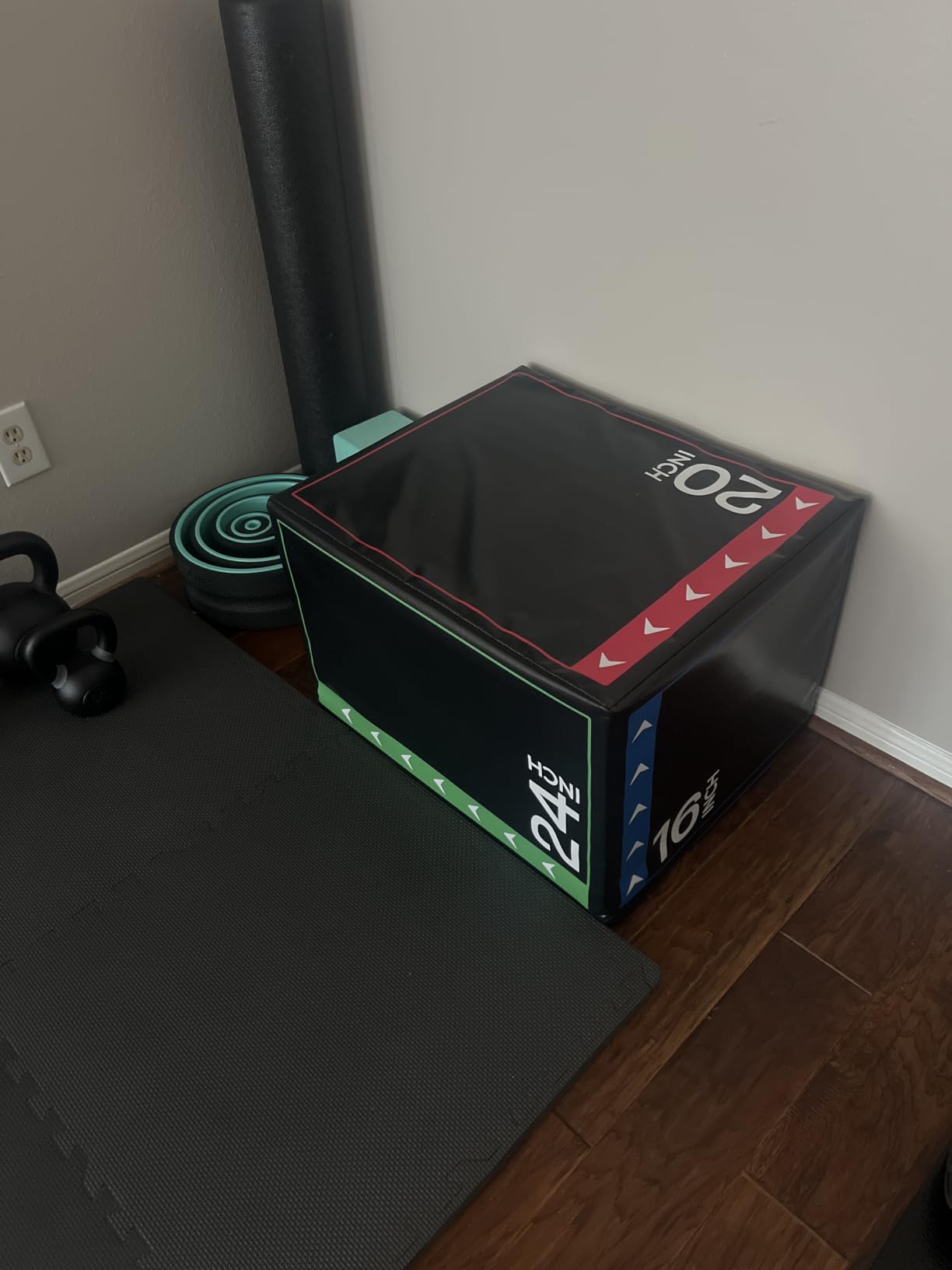 BalanceFrom 3-in-1 Foam Plyometric Jump Box for Home Gym with Multiple Height Options customer photo 2