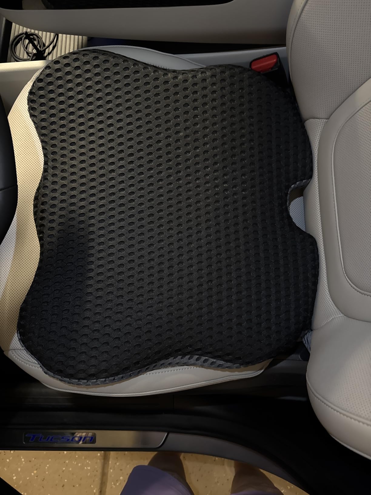 Wedge Car Seat Cushion for Better Visibility & Sciatica Pain Relief | High Density Memory Foam, Non-Slip Ergonomic Car Seat Cushion for Driving, Universal Fit for Car, SUV, Truck & Tractor customer photo 1