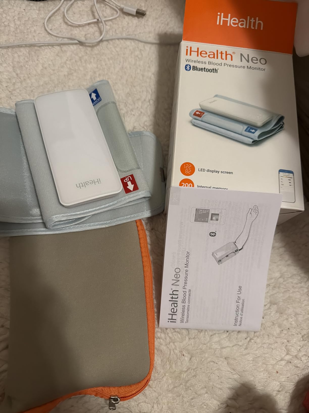 iHealth Neo Wireless Blood Pressure Monitor, Upper Arm BP Machine with App | Clinically Validated, Fast & Gentle Measurement, Ultra Thin Design, Rechargeable Battery, Data Management & Sharing customer photo 2
