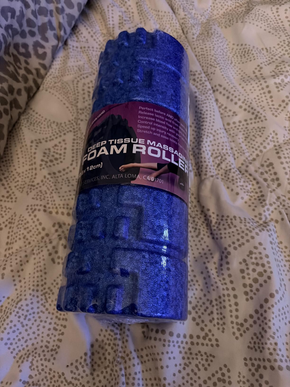 The Original Body Roller High Density Foam Roller for Exercise & Recovery | Firm, Patented Texture for Pre- and Post-Workout Massages customer photo 1
