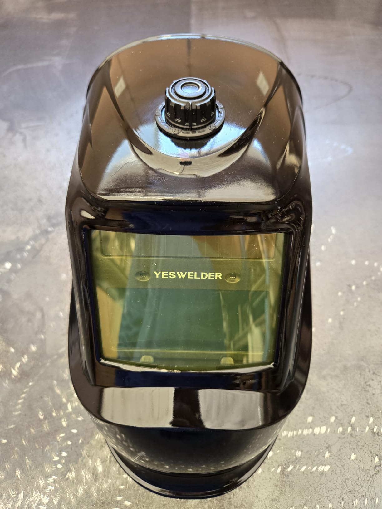YESWELDER Auto Darkening Welding Helmet 1/1/1/1 True Color, LYG-L600A | 2 arc sensors, 1/30000s response, blue light blocking lens, shade 3.5/9-13 for TIG MIG ARC and GRIND, ANSI Z87.1 certified customer photo 2