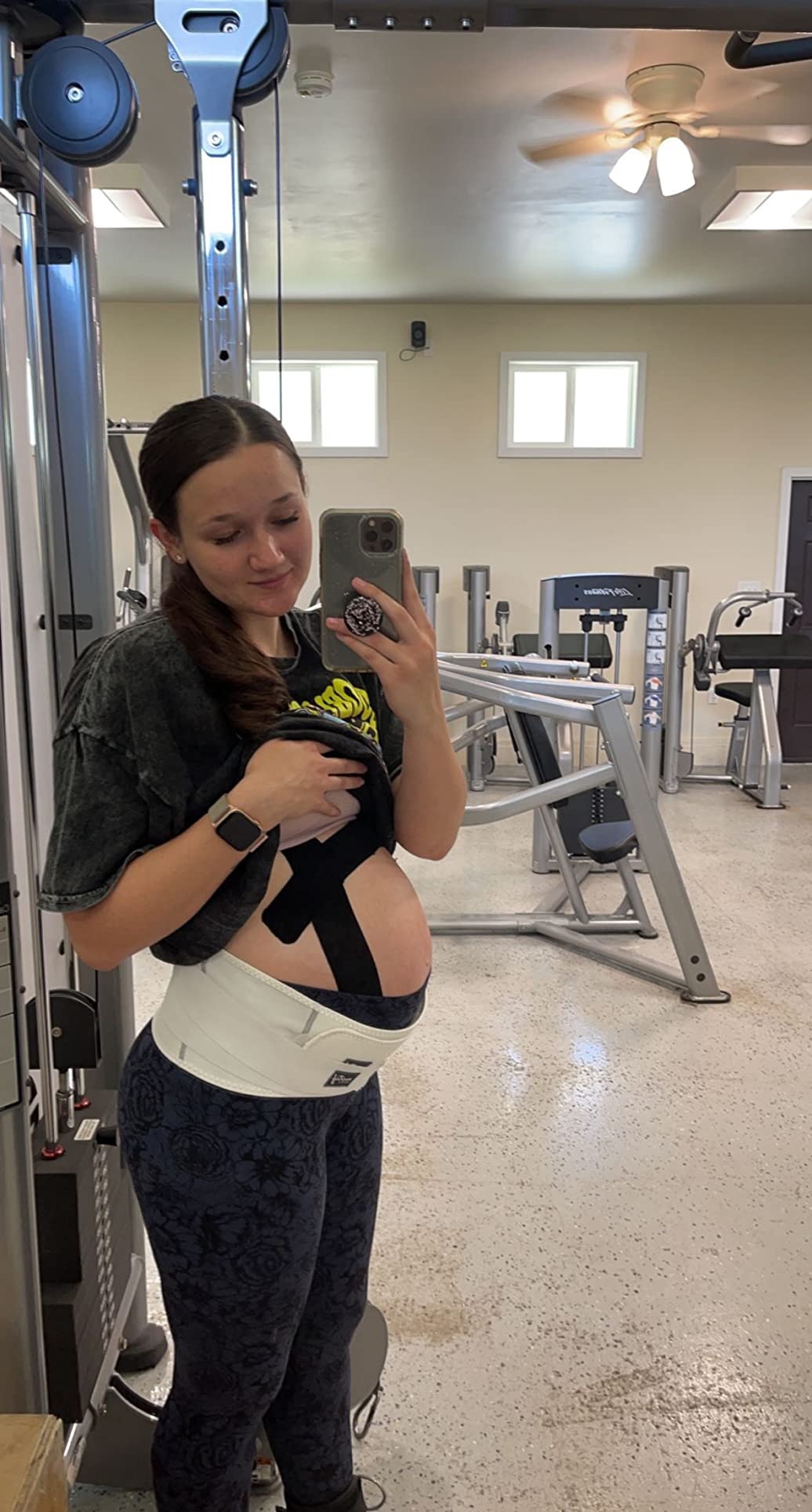 Motif Medical Pregnancy Back Brace - Orthopedic Belly Band for Immediate Lower Back Offloading, Breathable Lightweight Mesh customer photo 2