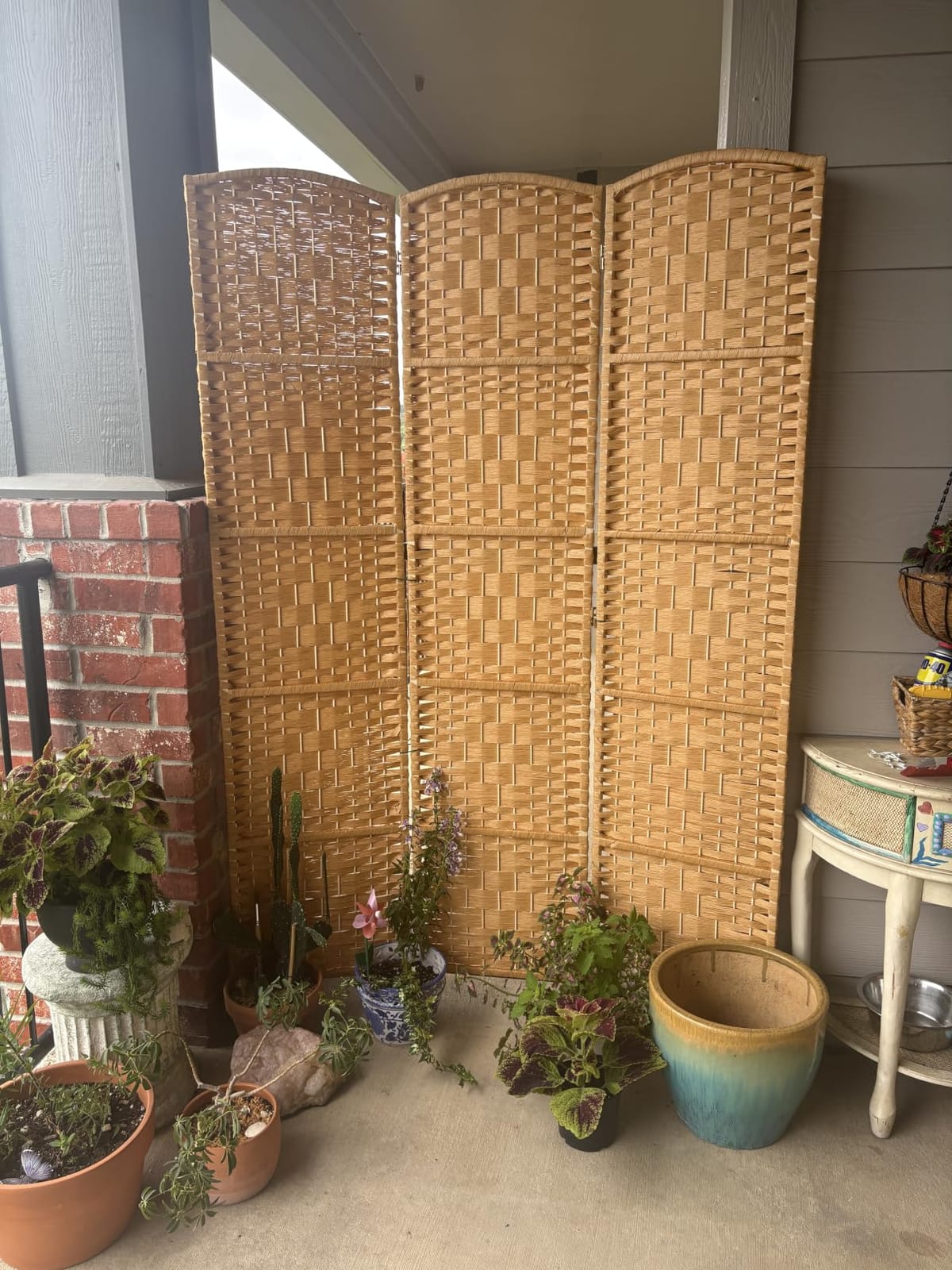 RHF Room Divider Panel, 4 Panel Partition Room Dividers Screen, Dark Mocha | 6ft Tall Temporary Wall Divider customer photo 1