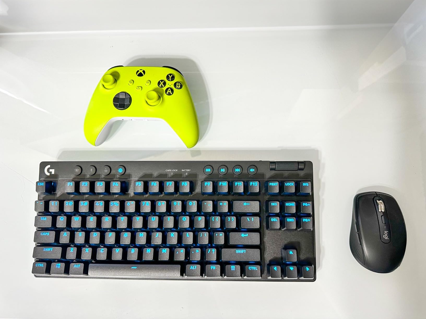 Logitech G PRO Mechanical TKL Tenkeyless Gaming Keyboard (Clicky) - Black | Ultra portable, detachable Micro USB cable, 16.8 million color Lightsync backlit keys customer photo 1
