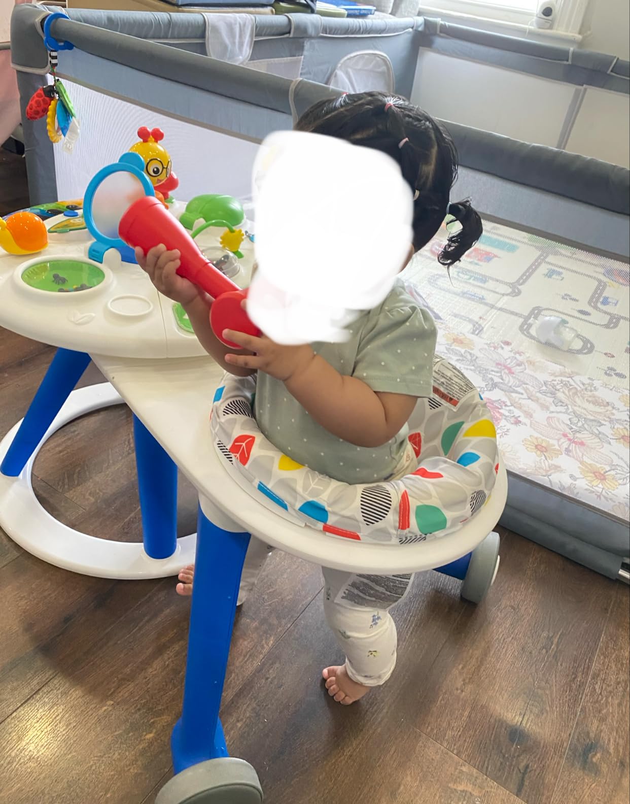 Baby Einstein 4-in-1 Activity Center & Walker with Piano, Age 6M+ | 4 ways to grow: walker, discovery table, art table & floor play-entertains babies 6-36 months with 15+ activities customer photo 1
