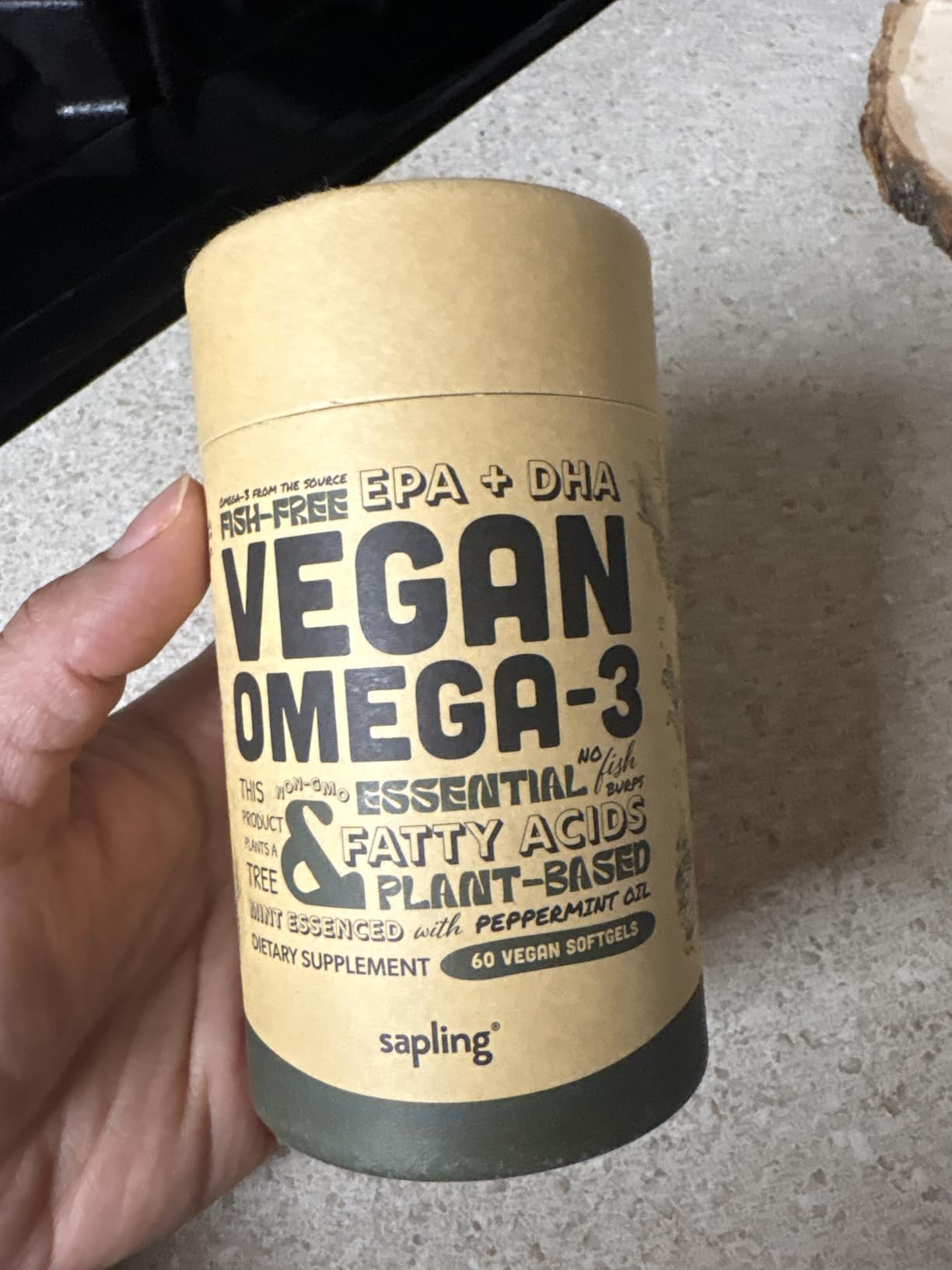Vegan Omega 3 Supplement - Plant Based DHA & EPA Fatty Acids - Carrageenan Free, Alternative to Fish Oil, Supports Heart, Brain, Joint Health - Sustainably Sourced Algae - 60 Softgels customer photo 1