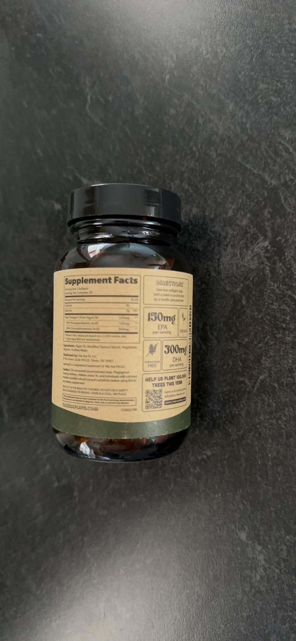 Vegan Omega 3 Supplement - Plant Based DHA & EPA Fatty Acids - Carrageenan Free, Alternative to Fish Oil, Supports Heart, Brain, Joint Health - Sustainably Sourced Algae - 60 Softgels customer photo 2
