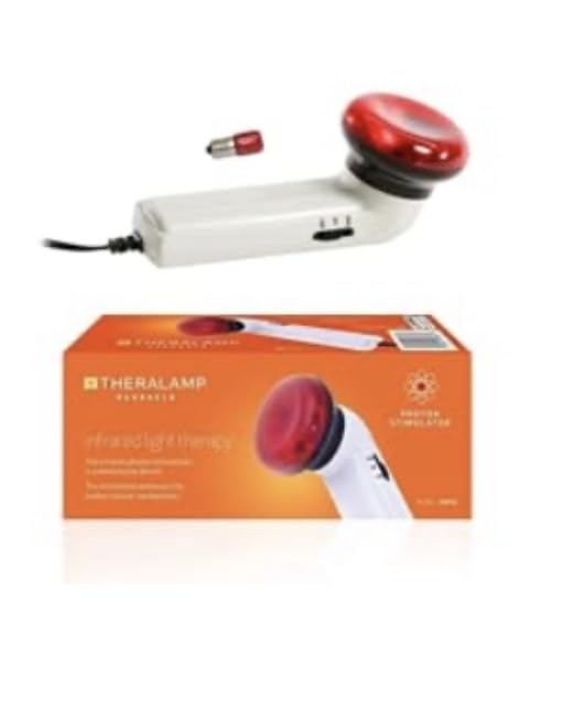 M PAIN MANAGEMENT TECHNOLOGIES Red Light Therapy Infrared Heating Wand by Theralamp - Handheld Heat Lamp Includes Replacement Bulb customer photo 1