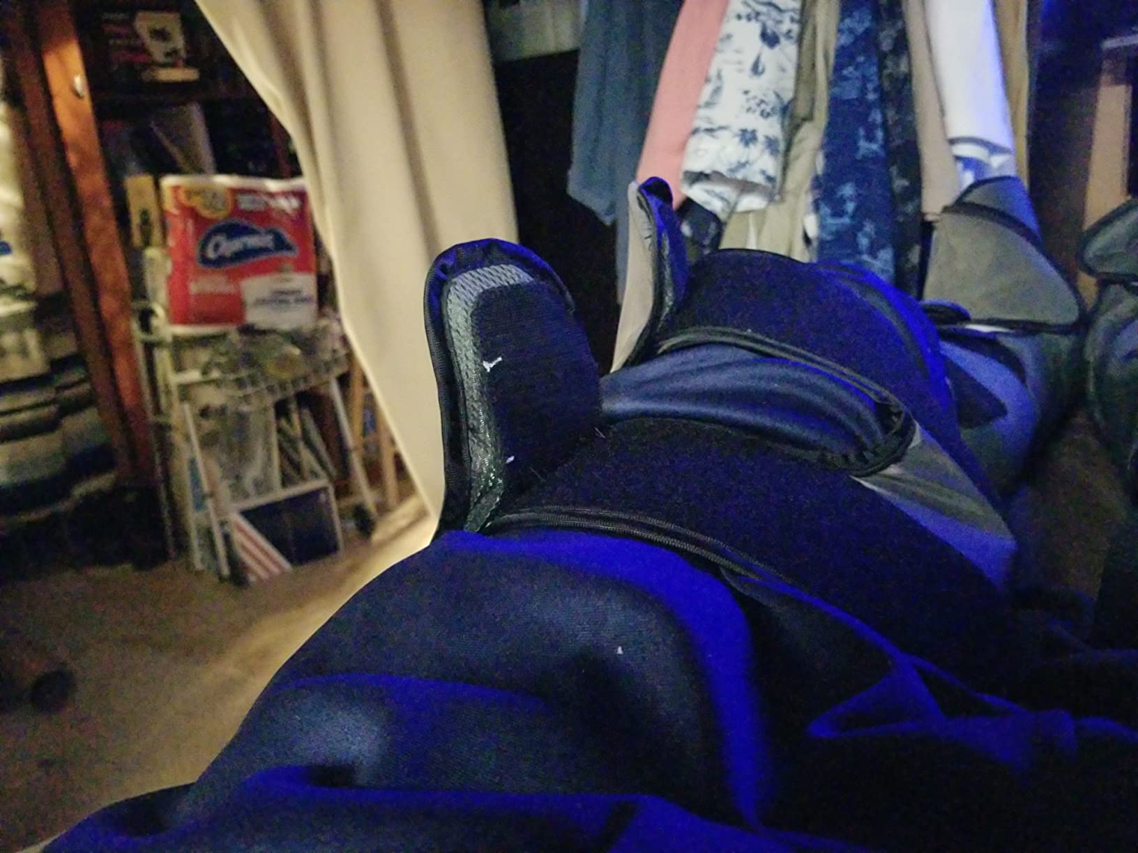 FIT KING Foot and Leg Massager for Circulation and Relaxation | 3 Independent Channels, Larger Massage Chambers, Hand-held Controller, for Vericose Veins, Cramps,Swelling and Edema, FSA-HSA customer photo 2